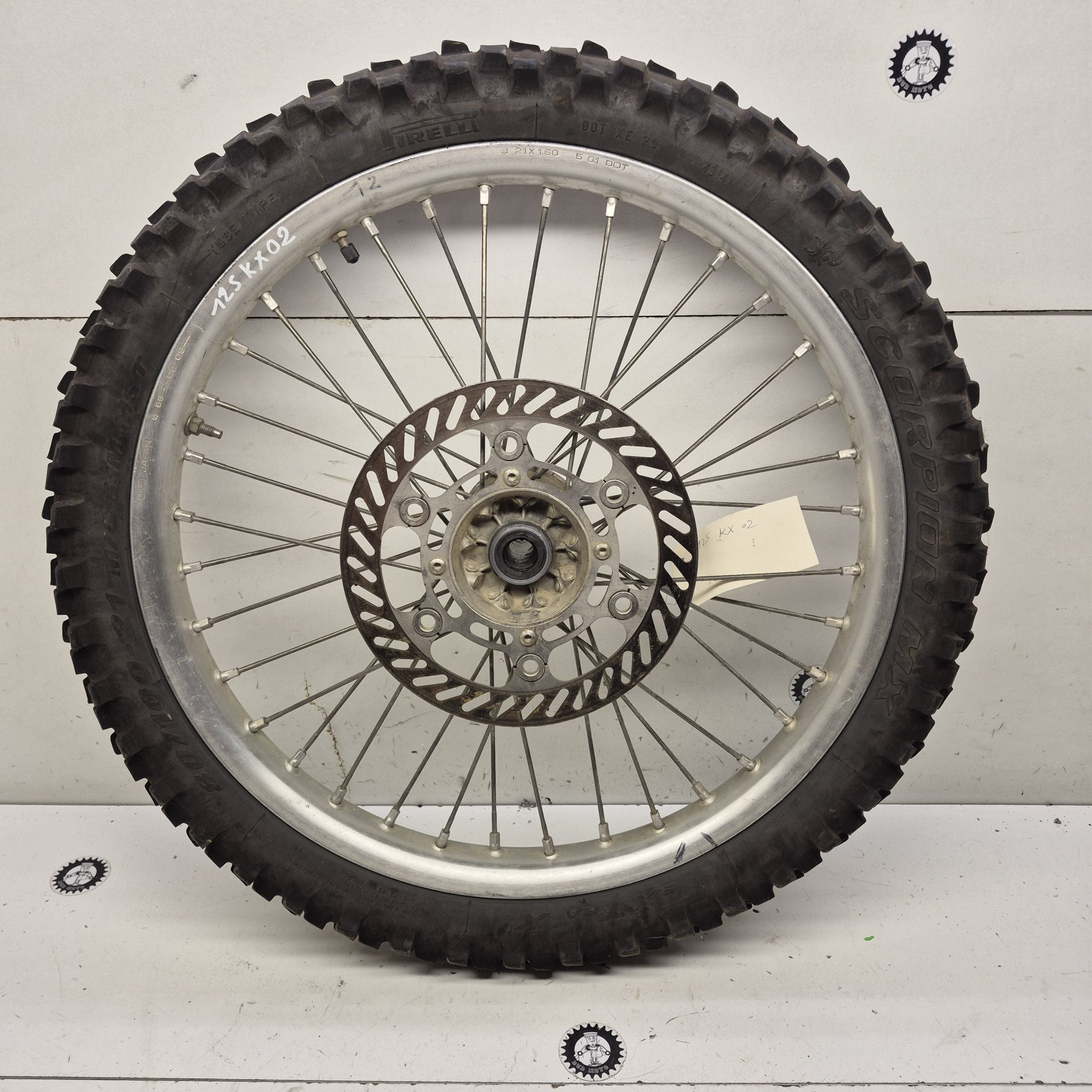 roue avant kawasaki 125 kx 2002