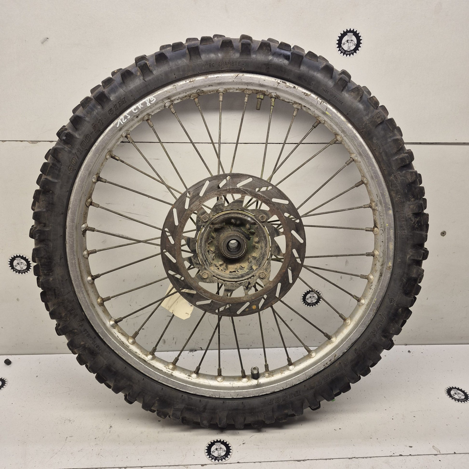roue avant honda 125 cr 1989-1
