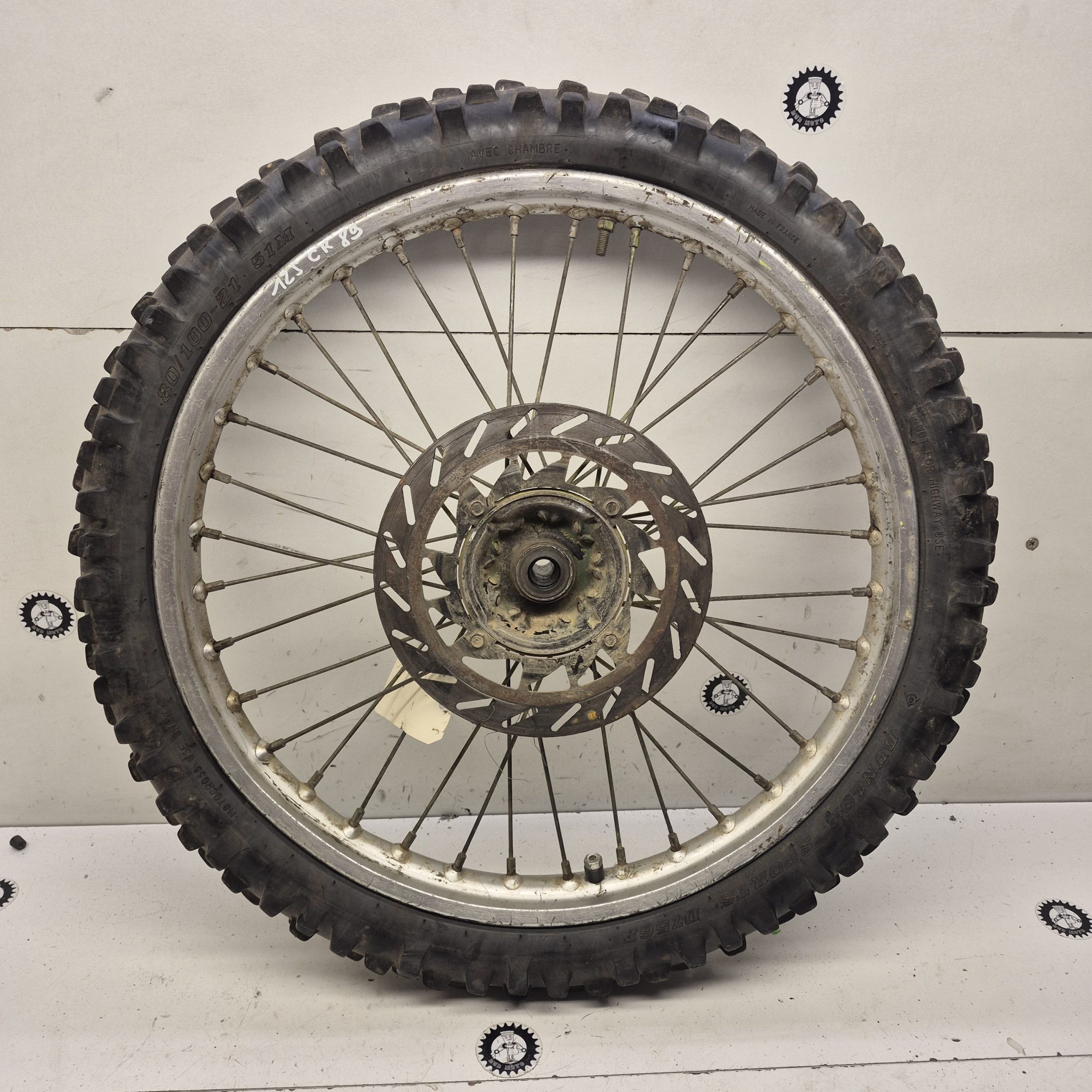 roue avant honda 125 cr 1989