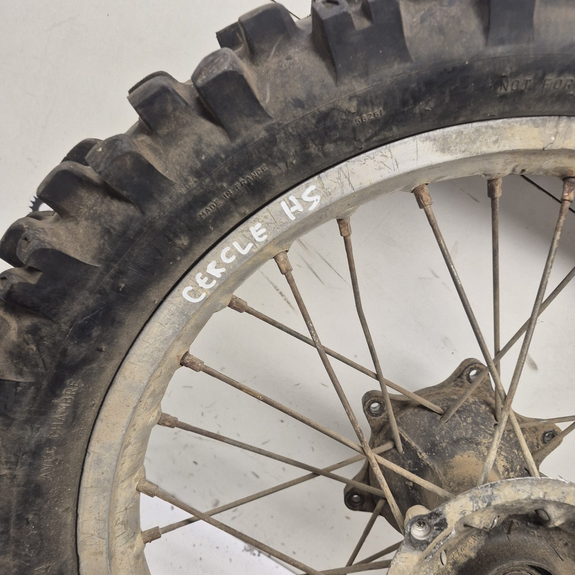 roue arriere honda 125 cr 1994 en l'état-2