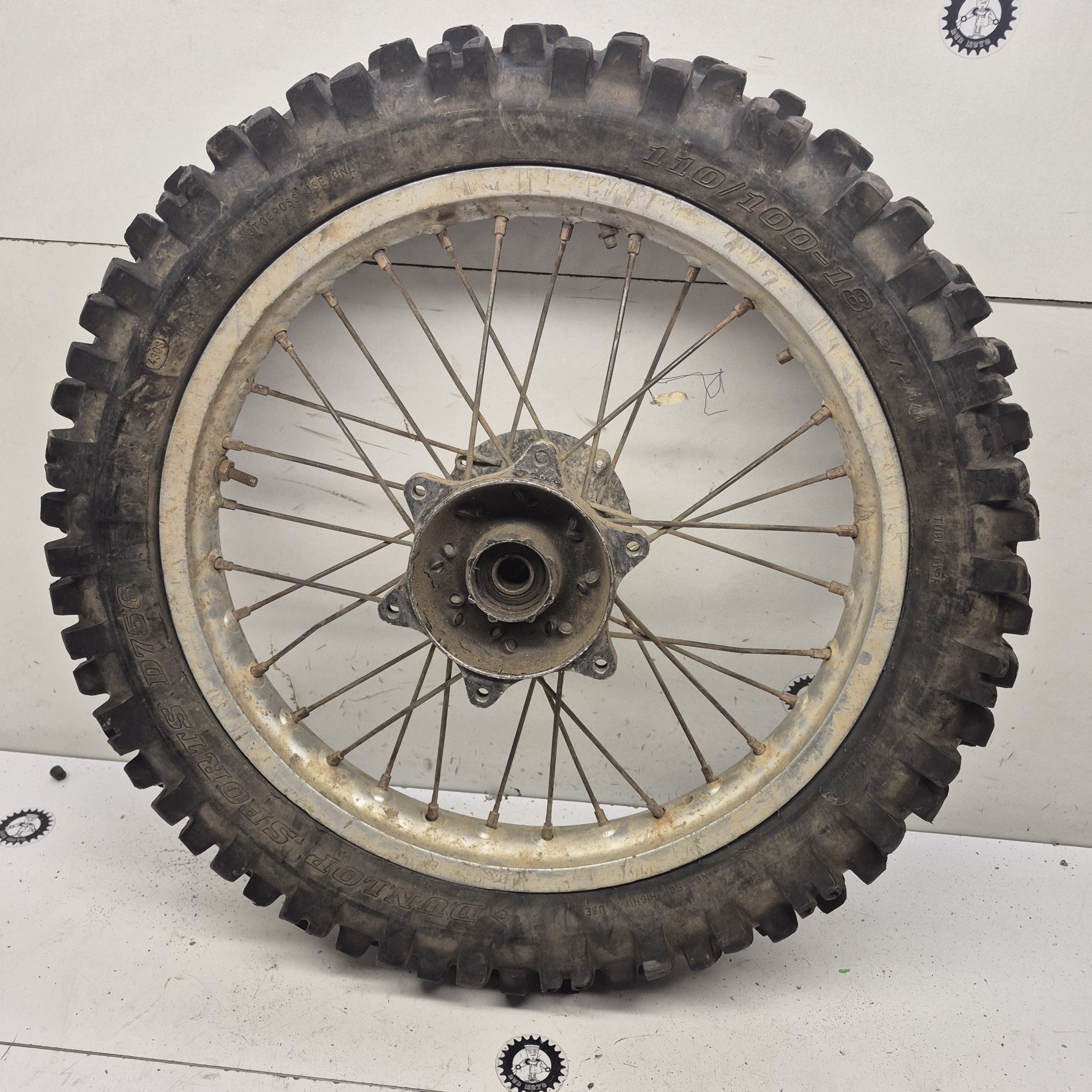 roue arriere honda 125 cr 1994 en l'état-3