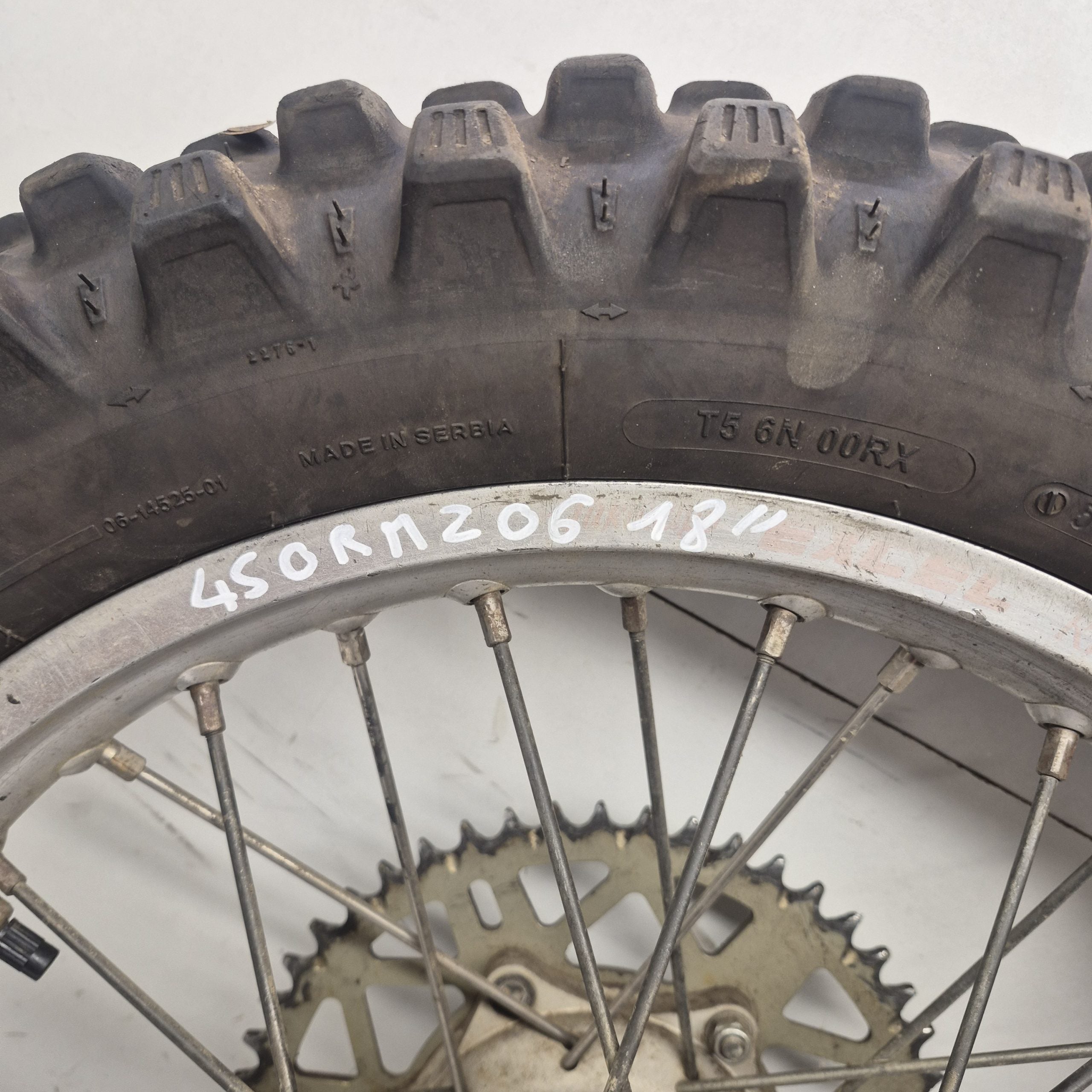 roue arriere suzuki 450 rmz 2006 18"