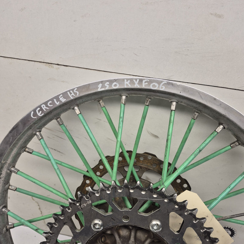 roue arriere kawasaki 250 kxf 2006-2
