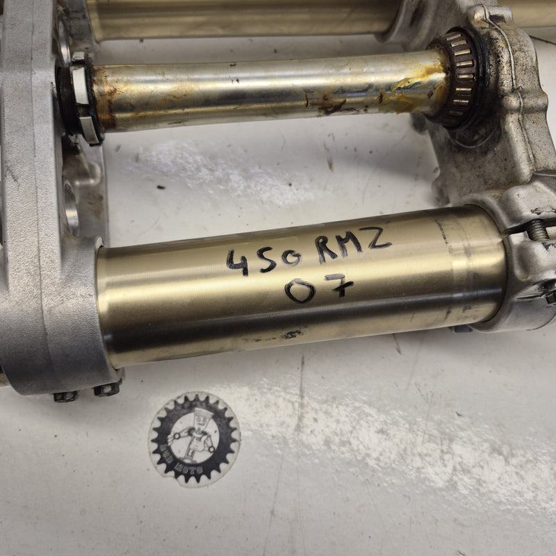 fourche suzuki 450 rmz 2007-2