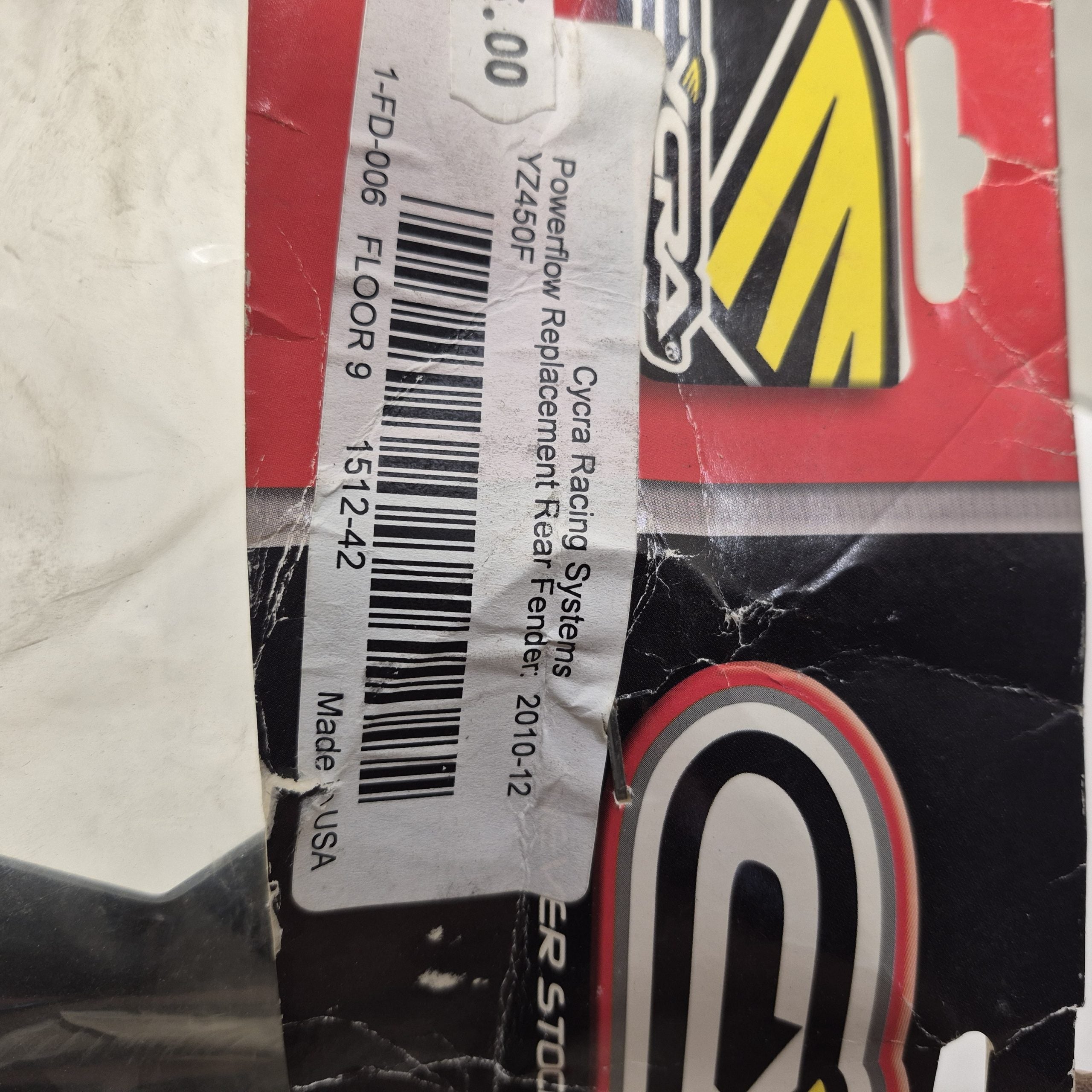 garde boue arriere yamaha 450 yzf 10-12-2