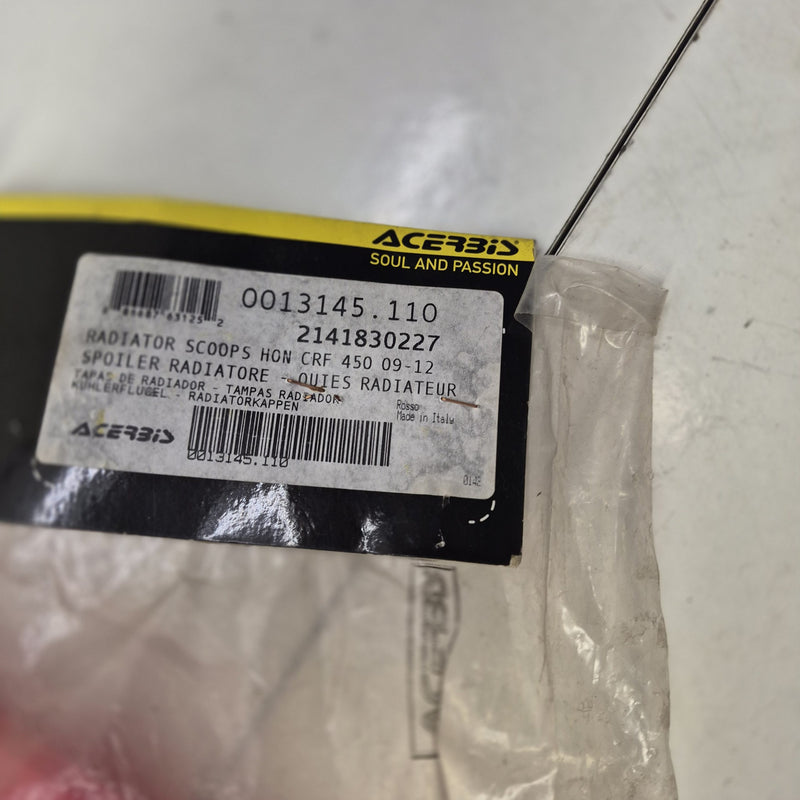 plastique neuf honda 450 crf 09-12-2