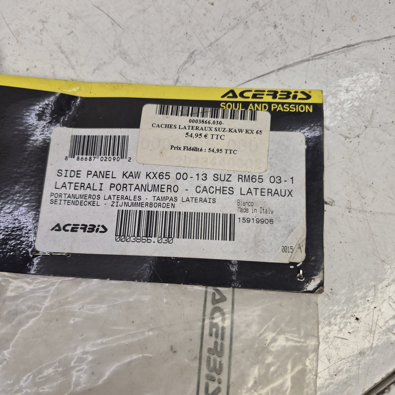 plastique neuf kawasaki 65 kx 00-13 / suzuki 65 rm-2
