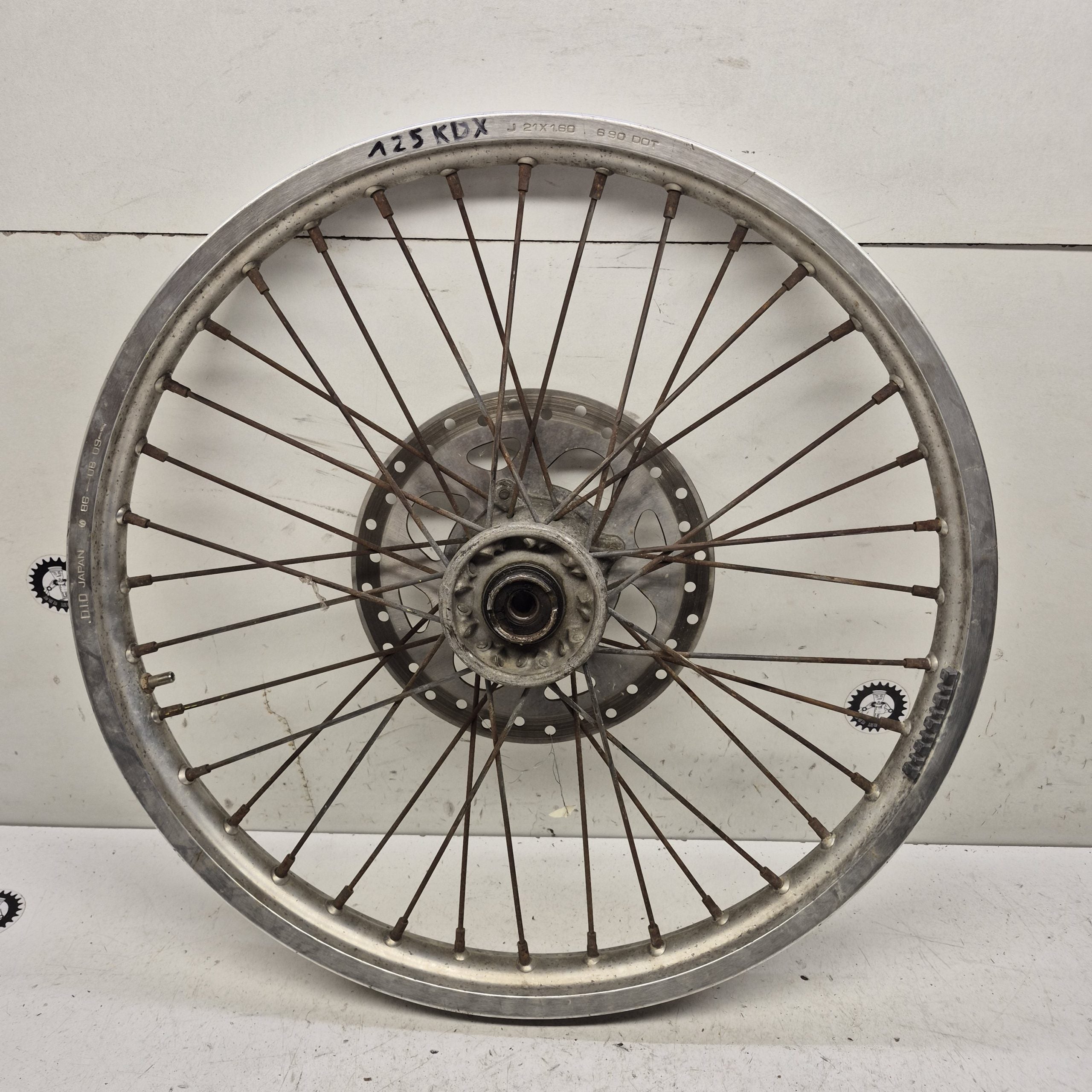roue avant kawasaki 125 kdx