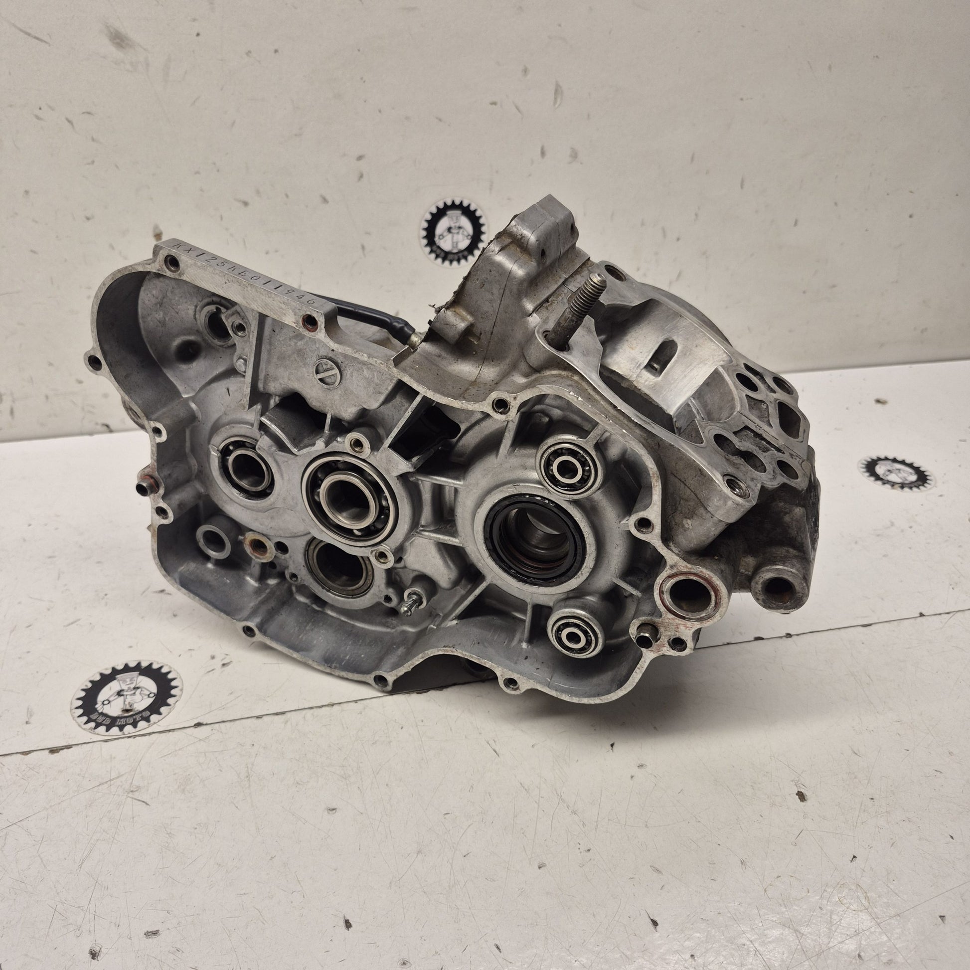 carters moteur kawasaki 125 kx 1998 en l'état-2