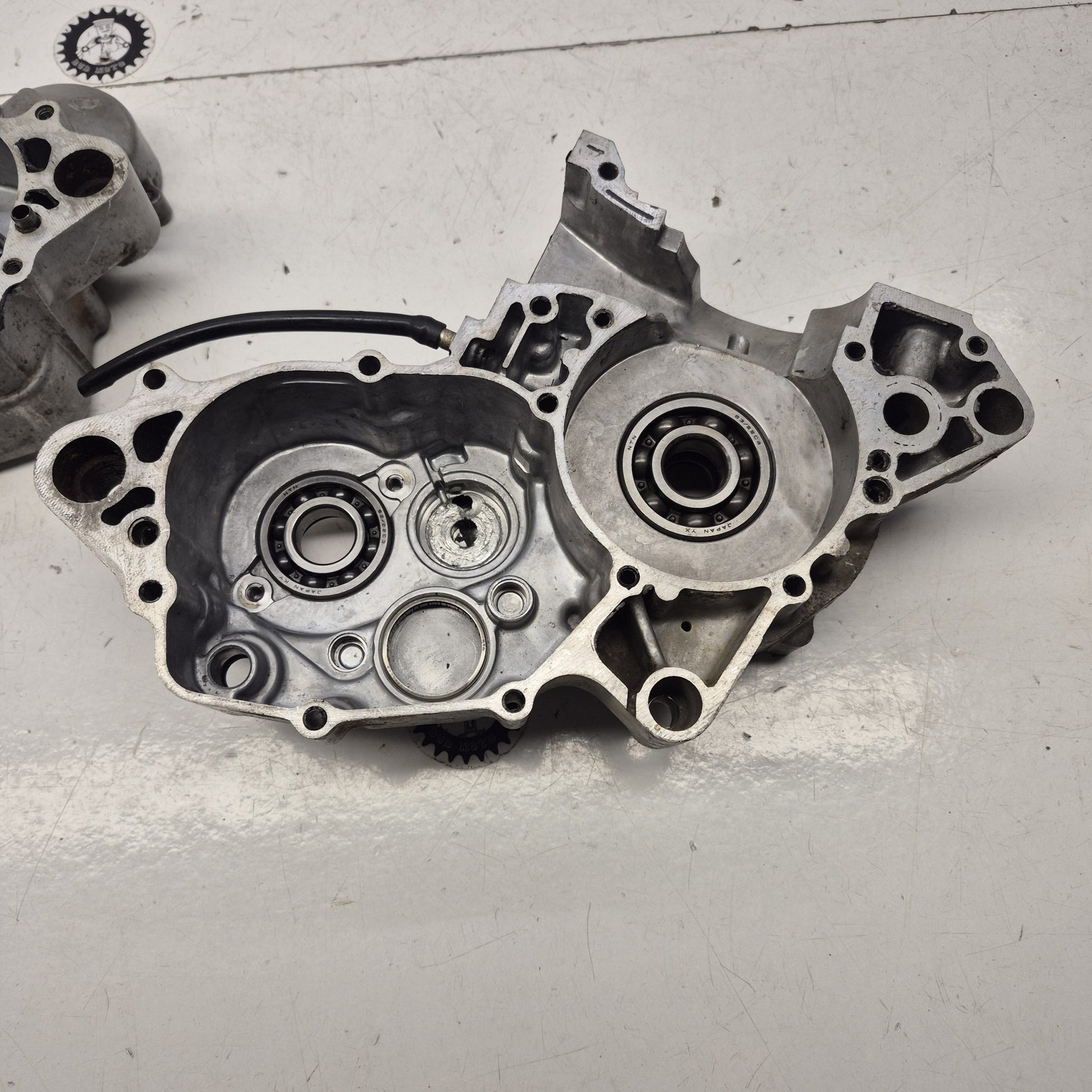 carters moteur kawasaki 125 kx 1998 en l'état-5