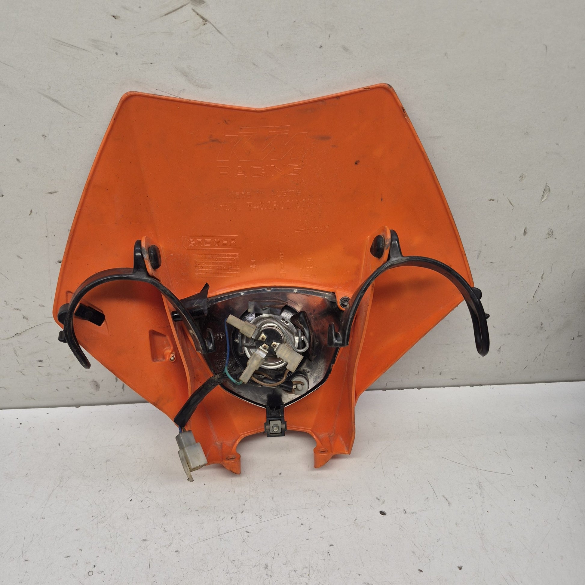 plaque phare ktm 250 excf 08-12-2