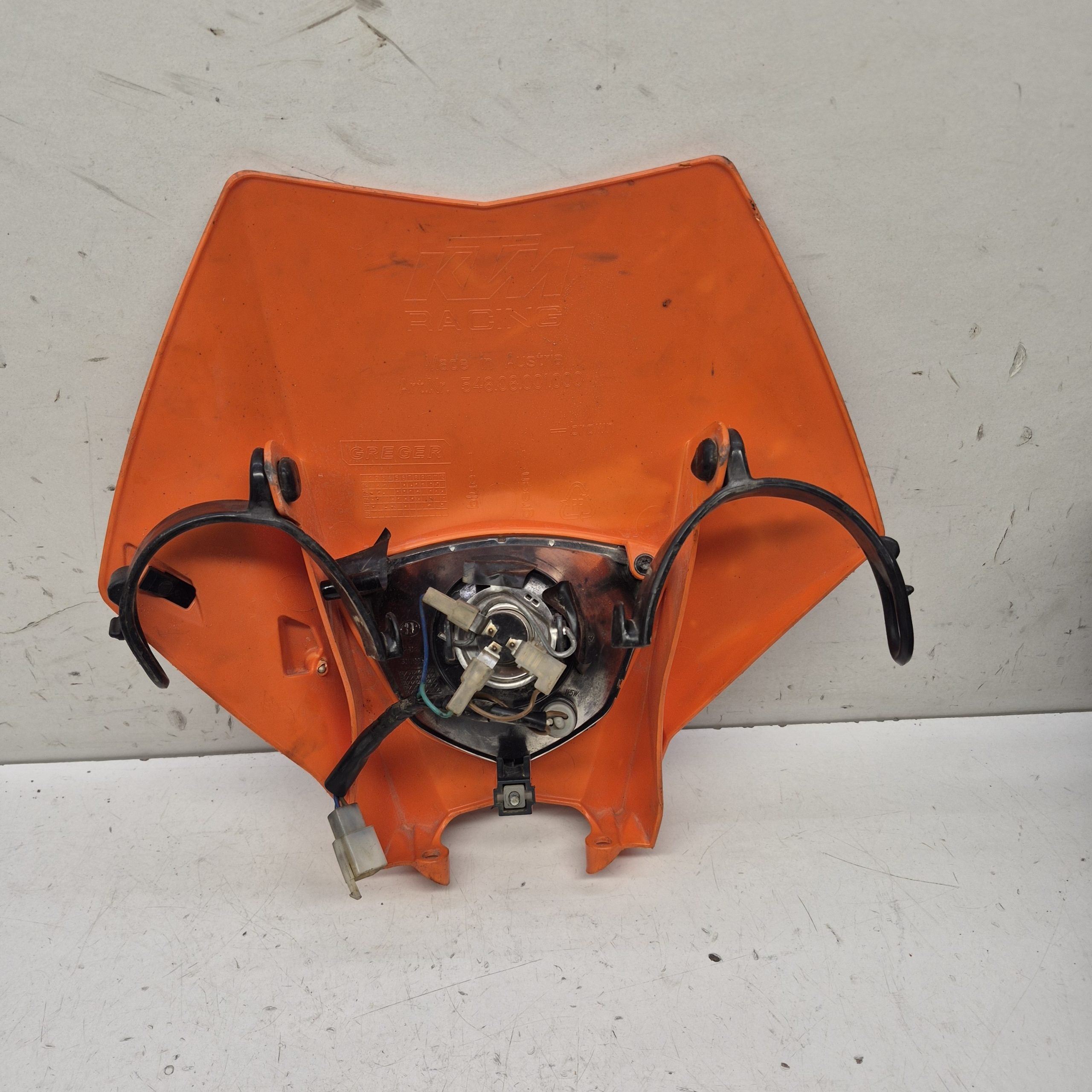 plaque phare ktm 250 excf 08-12