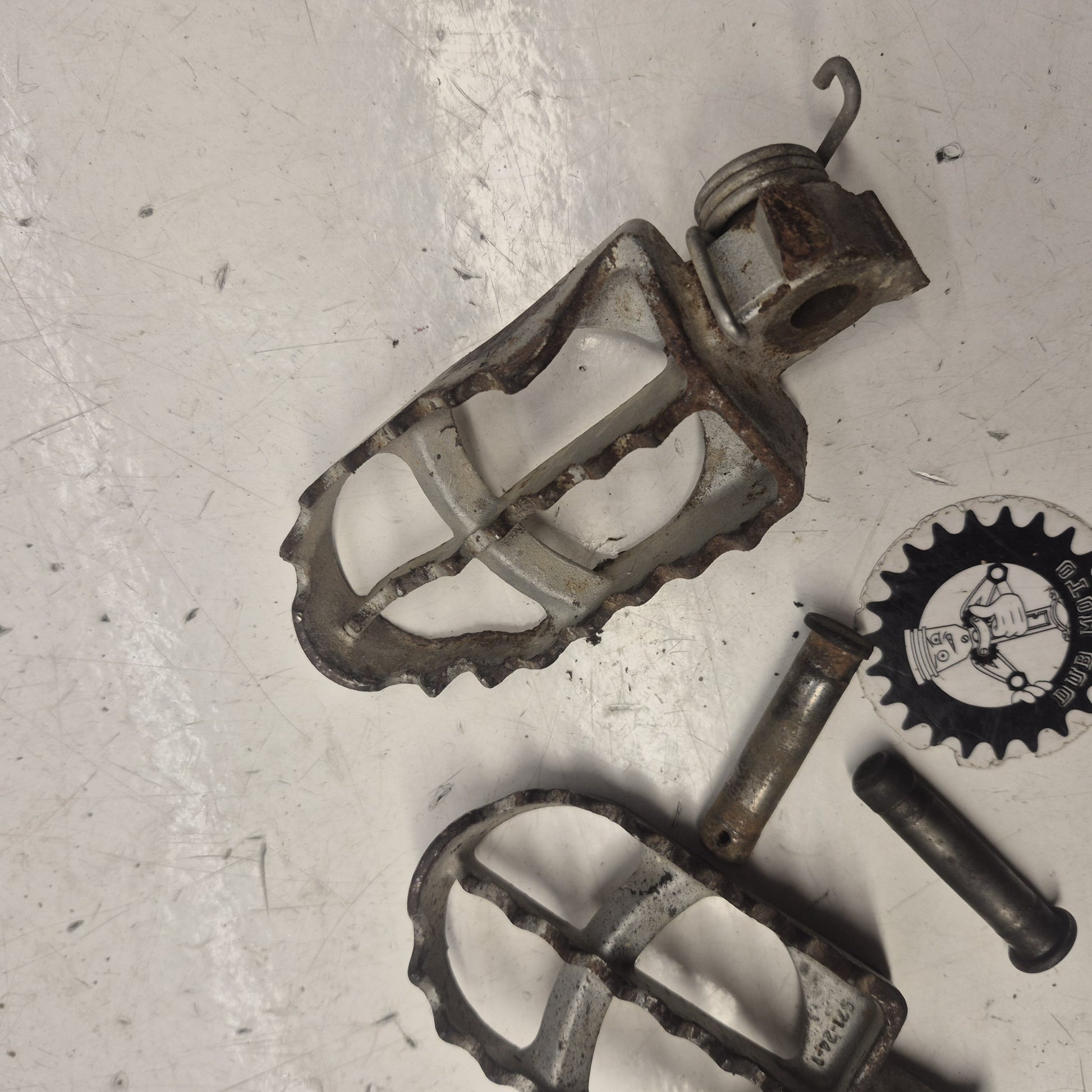 cales pieds husqvarna 250 tc 2008-2