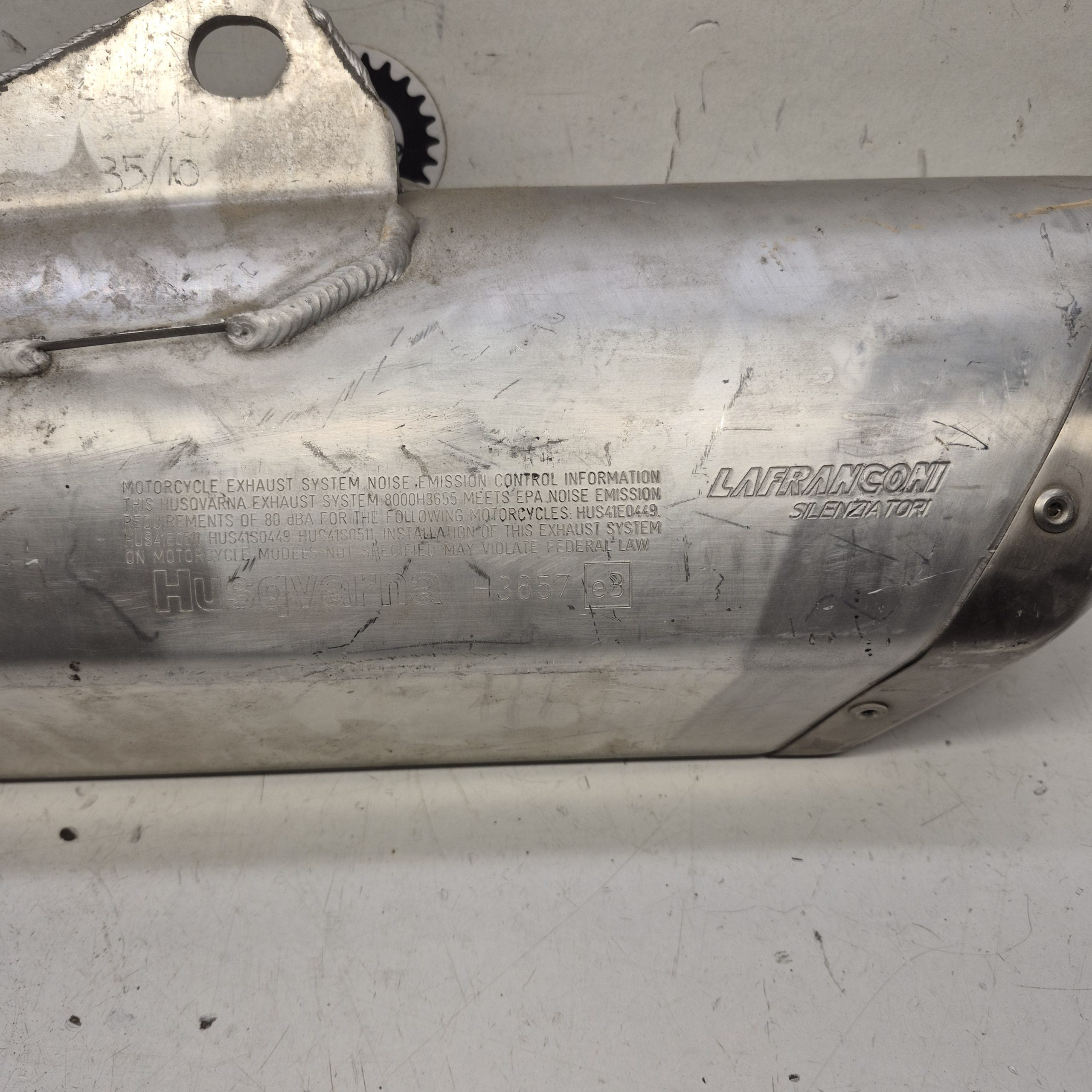 silencieux husqvarna 449/511 TE 2011-3