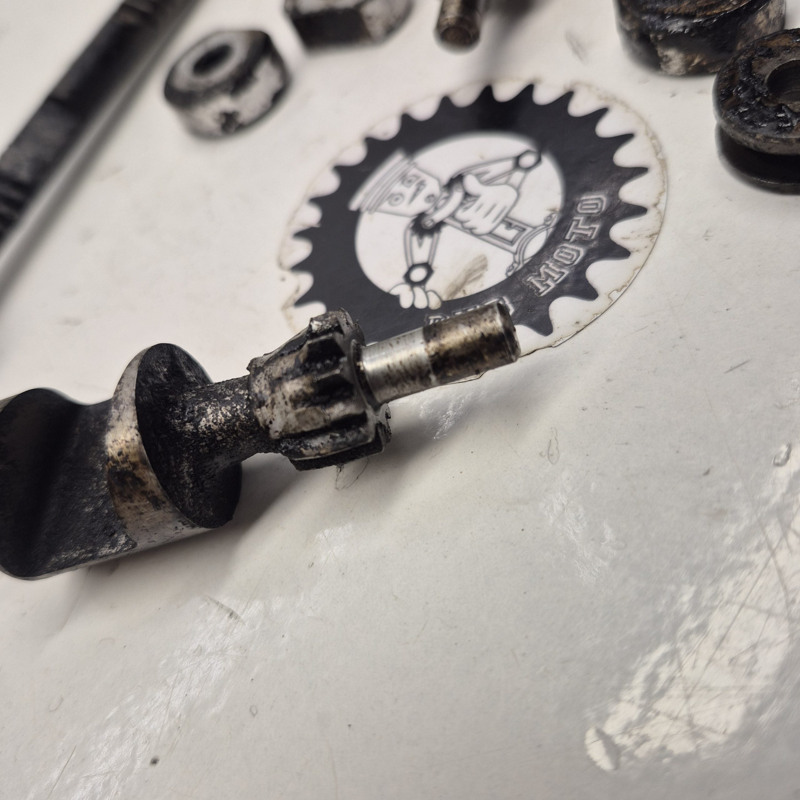 valve echappement kawasaki 125 kdx 1991