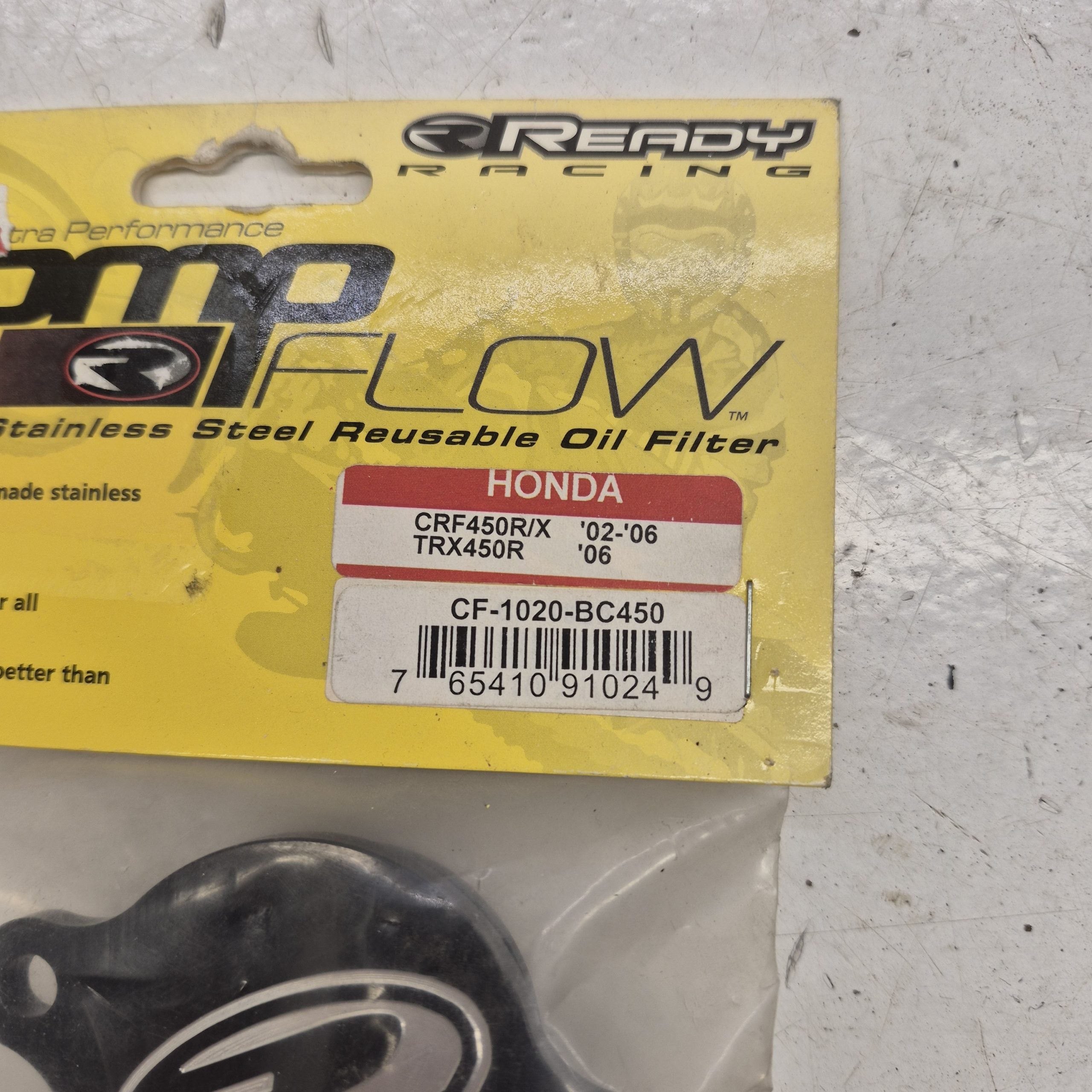 filtre a huile reutilisable honda 450 crf trx 02-06