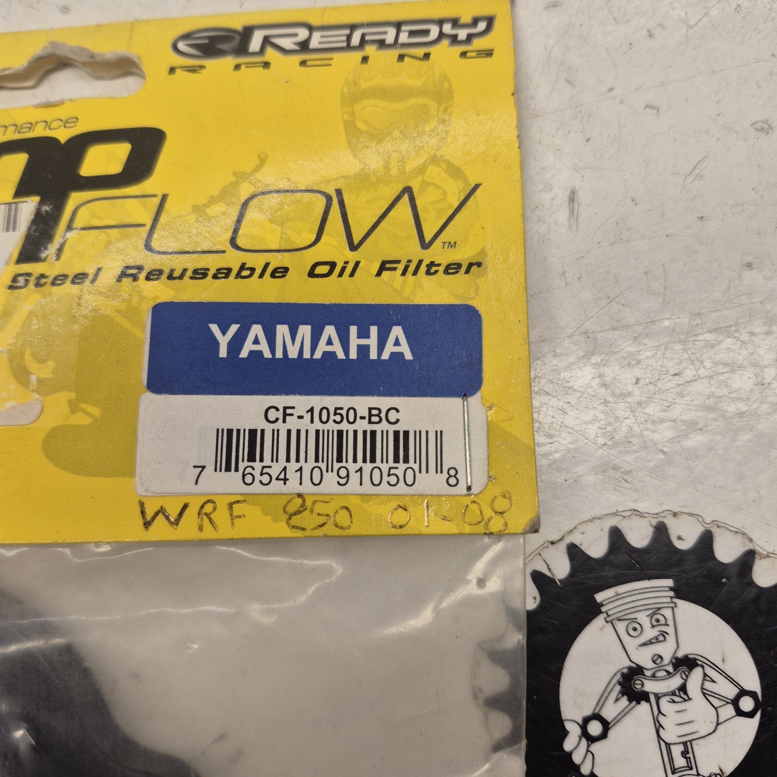 couvercle et filtre a huile reutilisable yamaha 250 yzf wrf 01-08