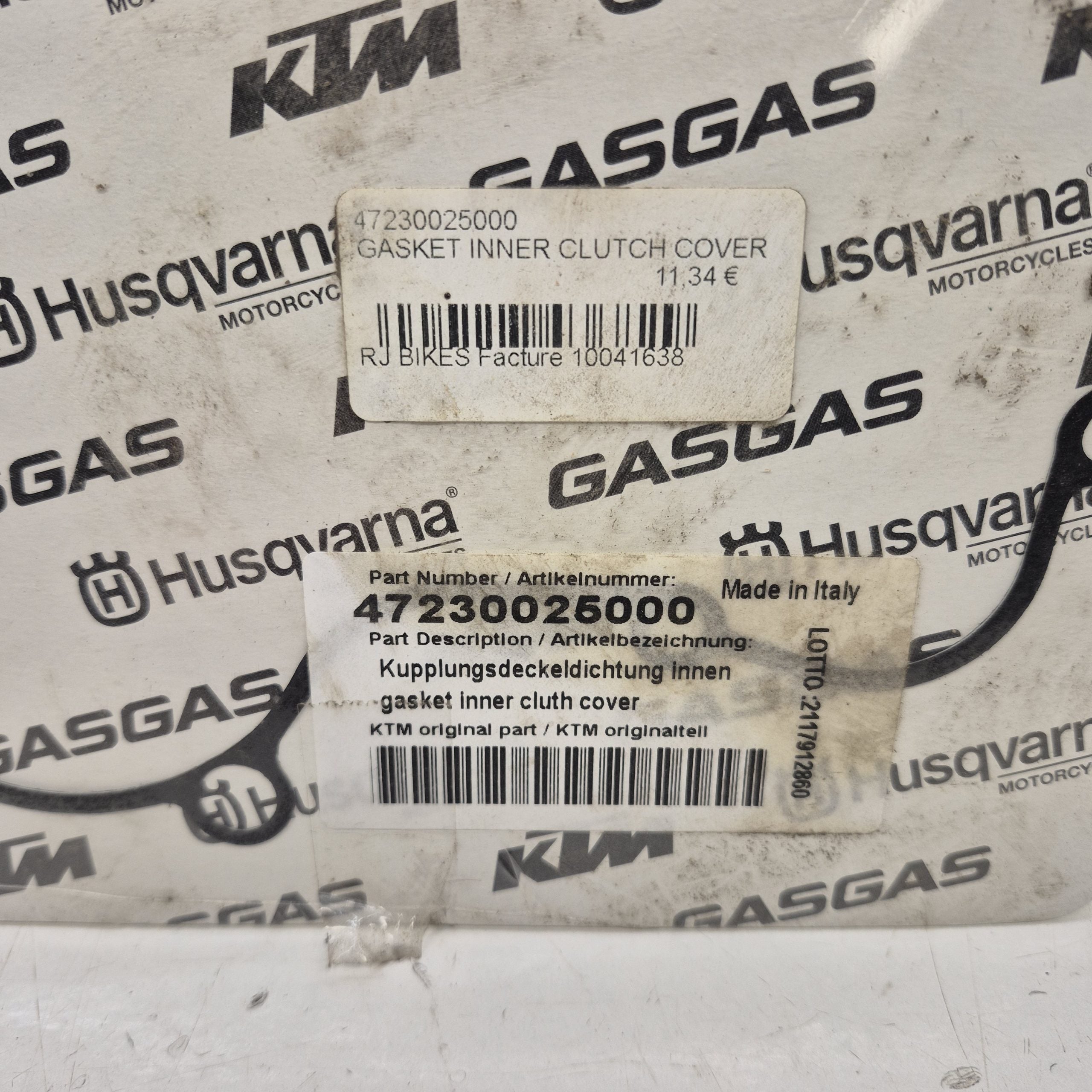joint carter embrayage ktm 85 sx 18-25 47230025000