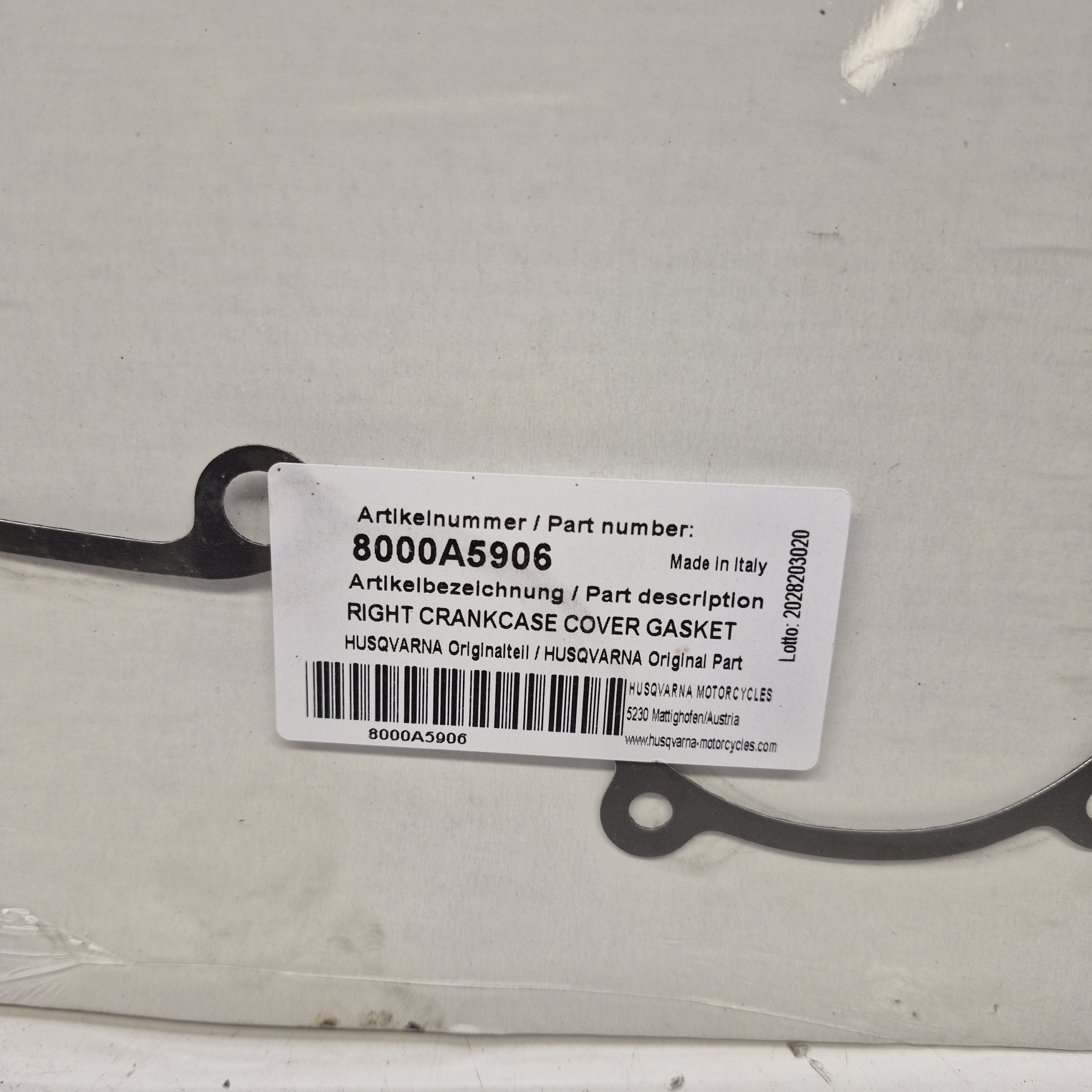 joint carter embrayage husqvarna 250 450 510 te tc 06-09 8000A5906