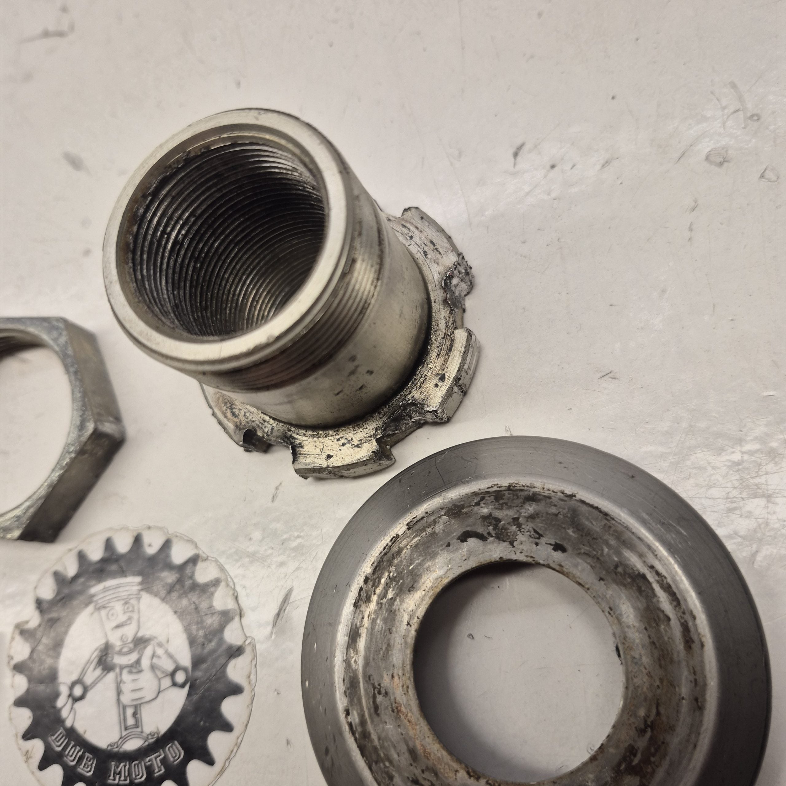 ecrous te de fourche yamaha 125 yz 1989