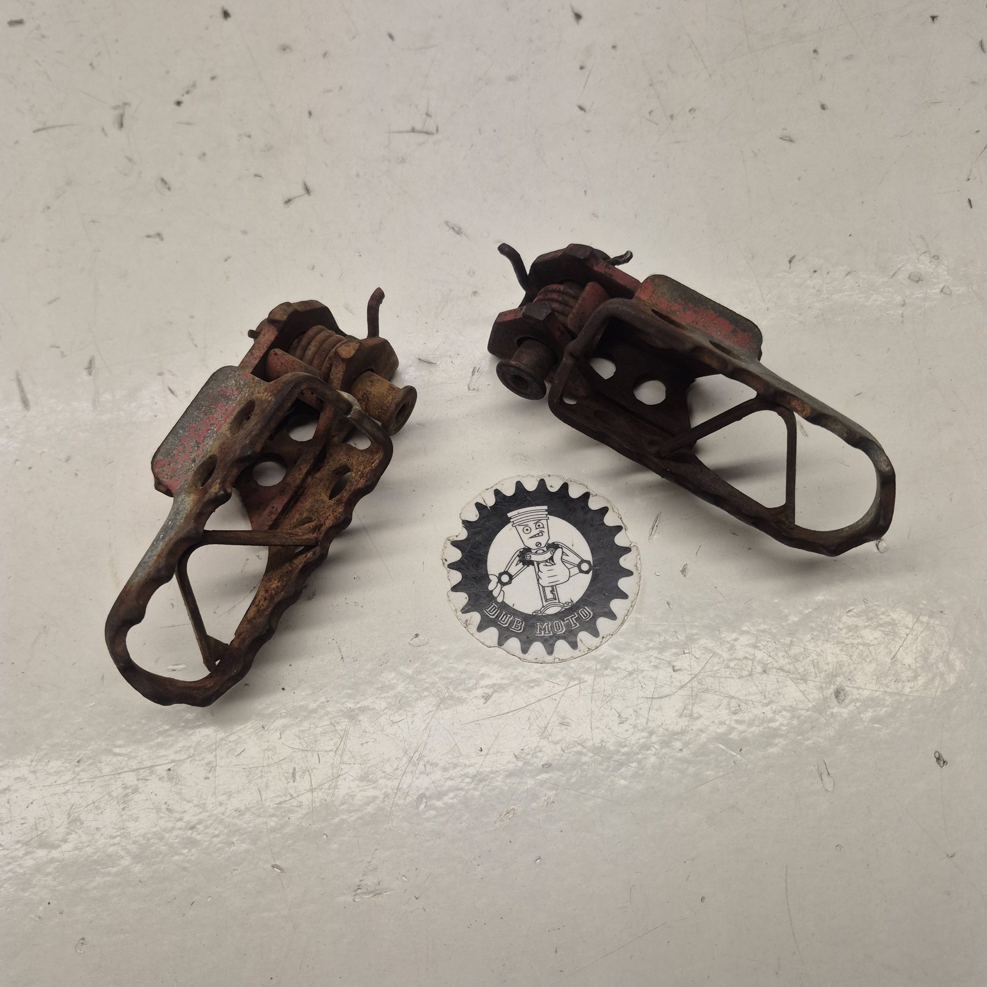 cales pieds yamaha 125 yz 1989-1