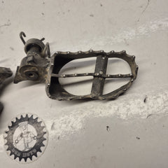 cales pieds honda 125 cr 1998-2