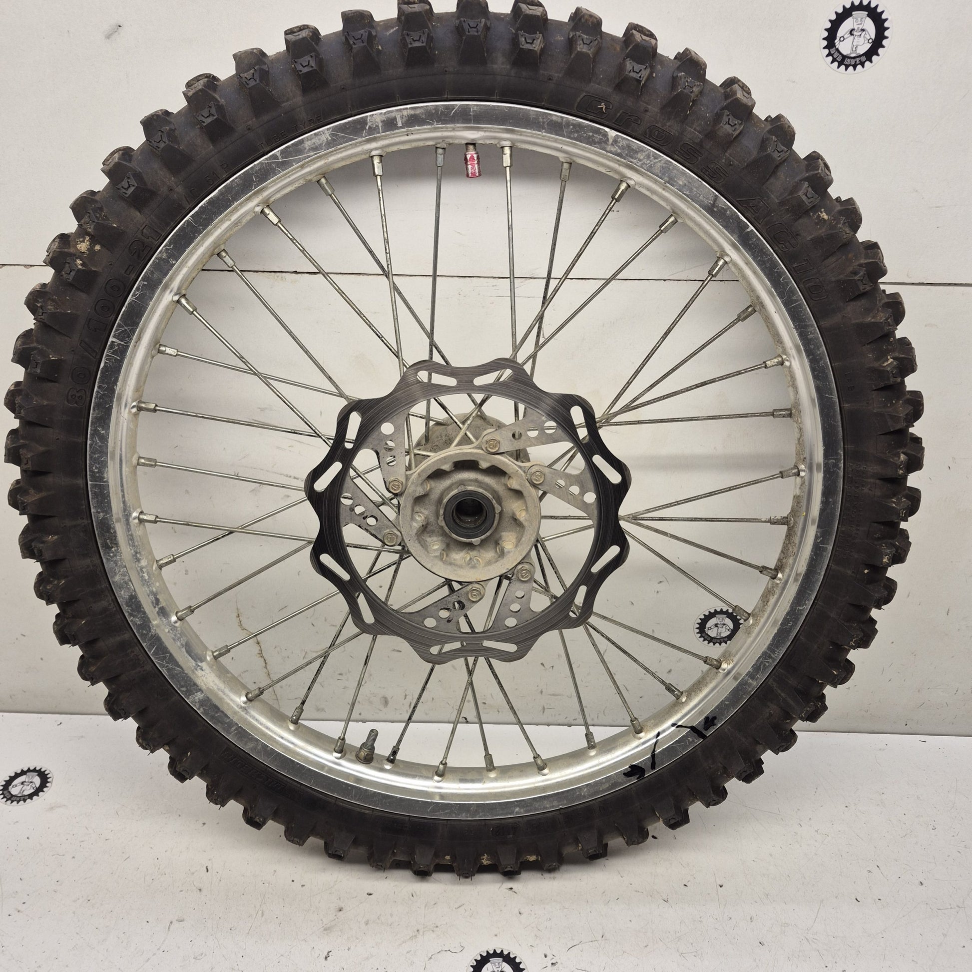 Roue avant en l'etat honda 125 cr 1998-1
