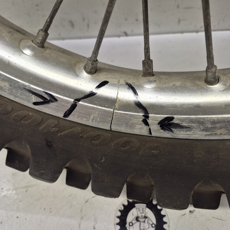 Roue arriere en l'etat honda 125 cr 1998-2