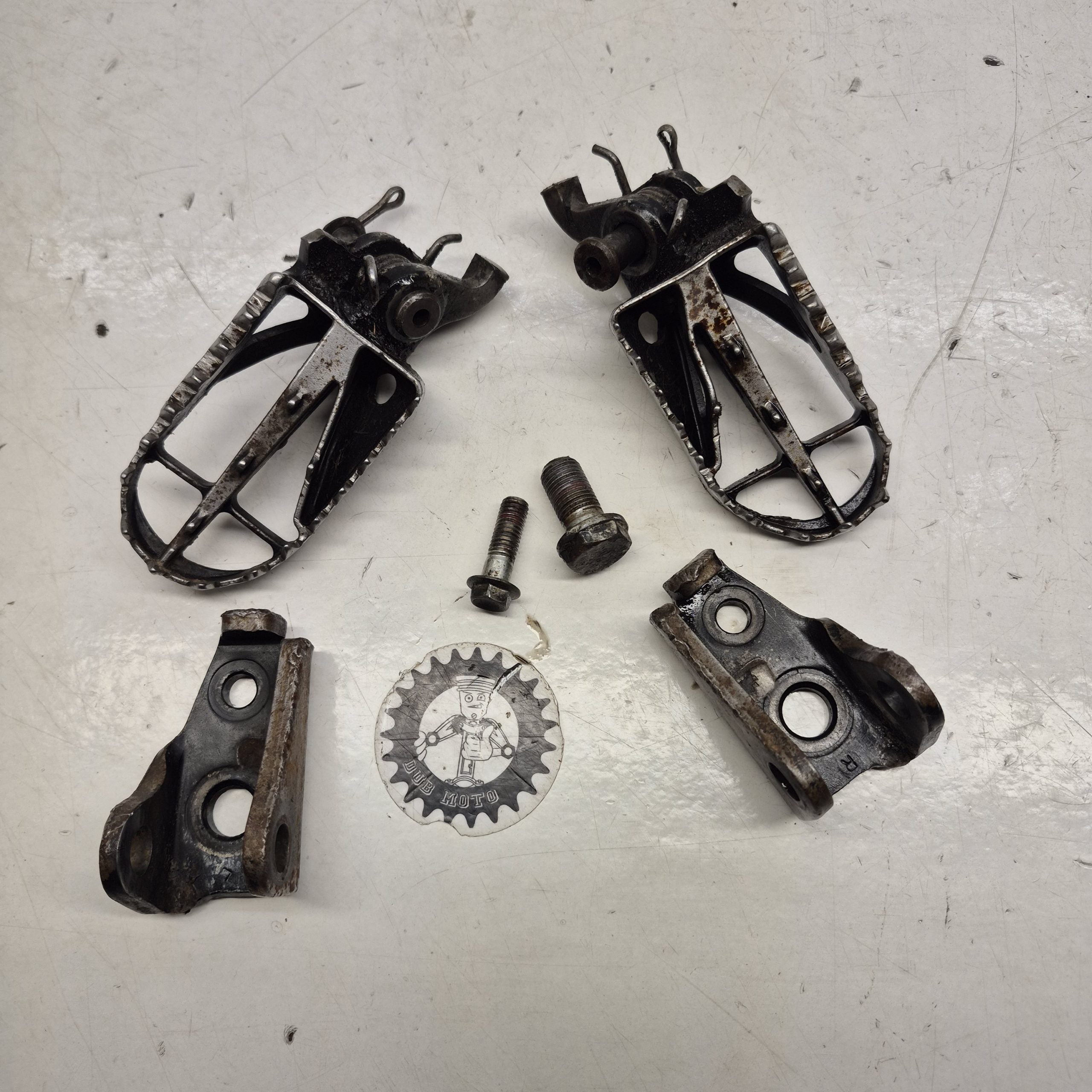 cales pieds support kawasaki 450 kxf 2009