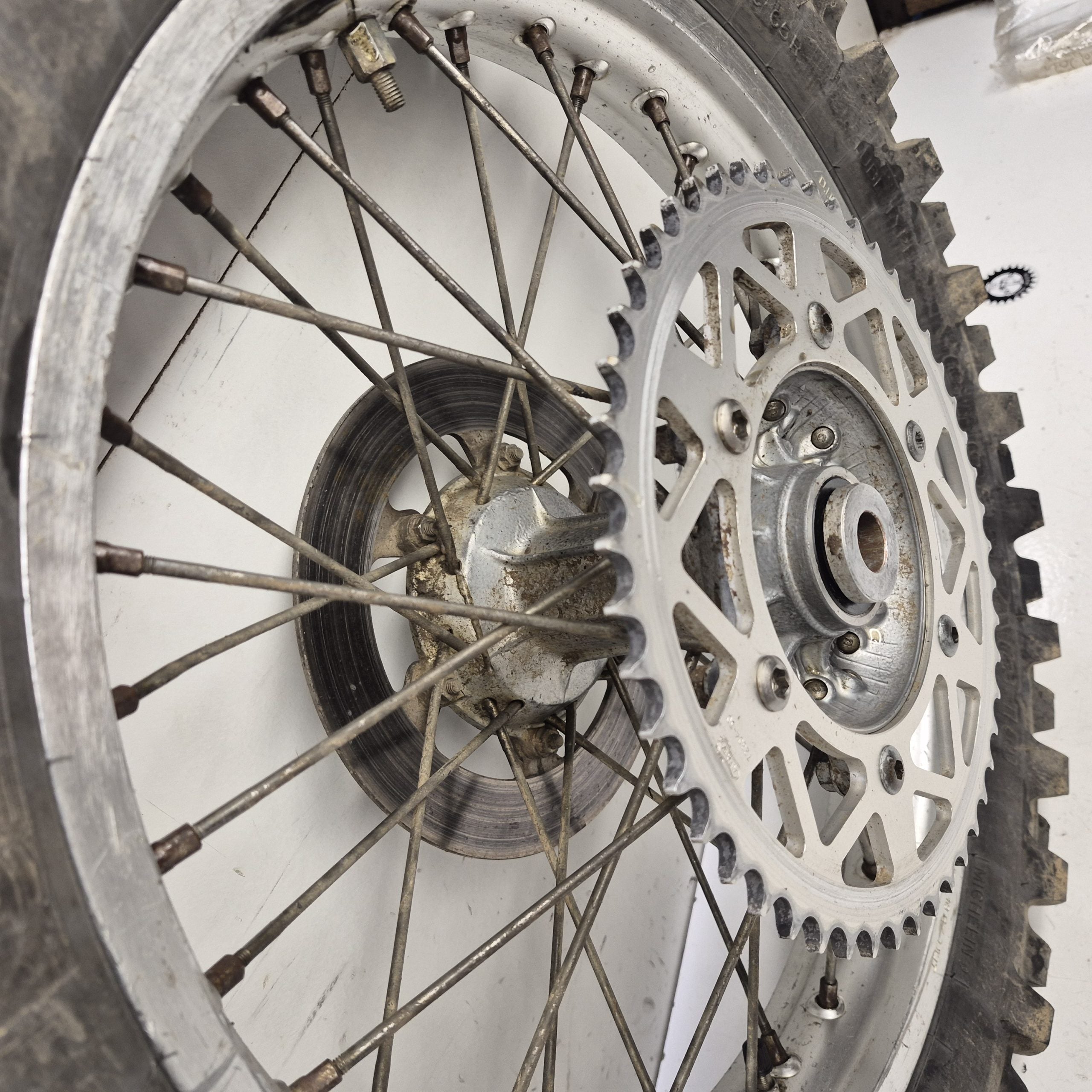 roue arriere ktm 250 egs exc 1998-2