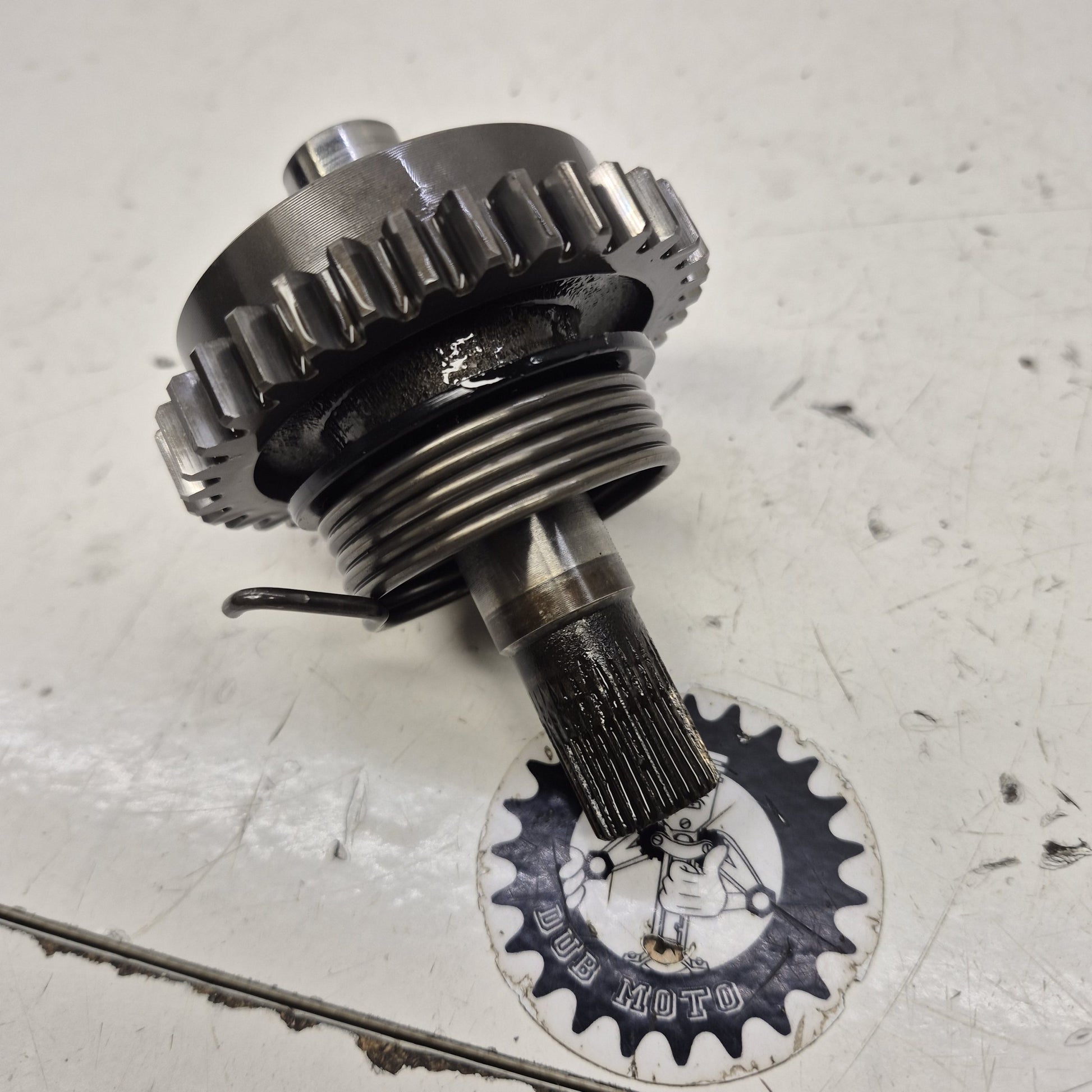 axe de kick ktm 250 egs exc 1998 sans ressort-2