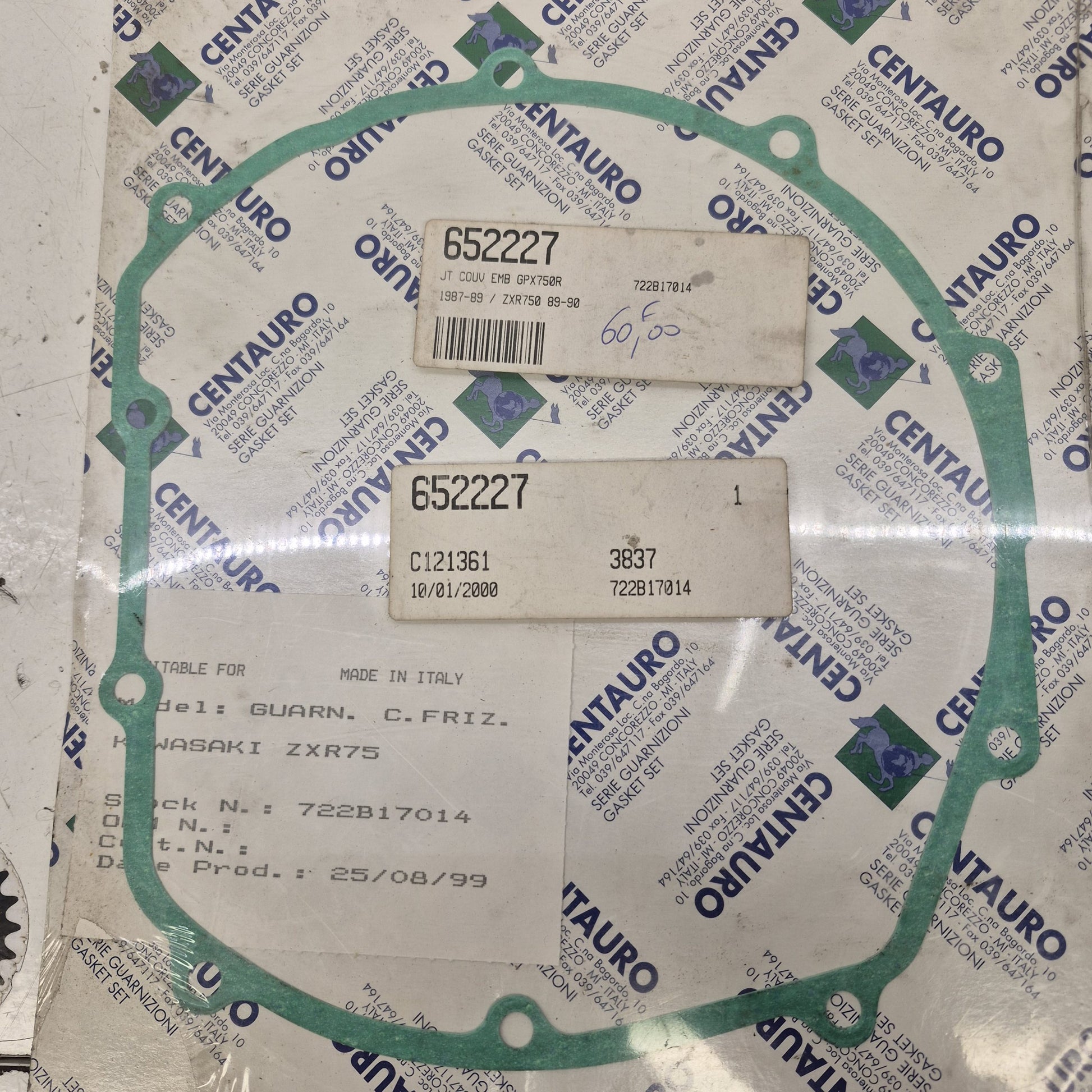 joint couvercle embrayage kawasaki gpx 750 r 87-89 zxr750 89-90-2