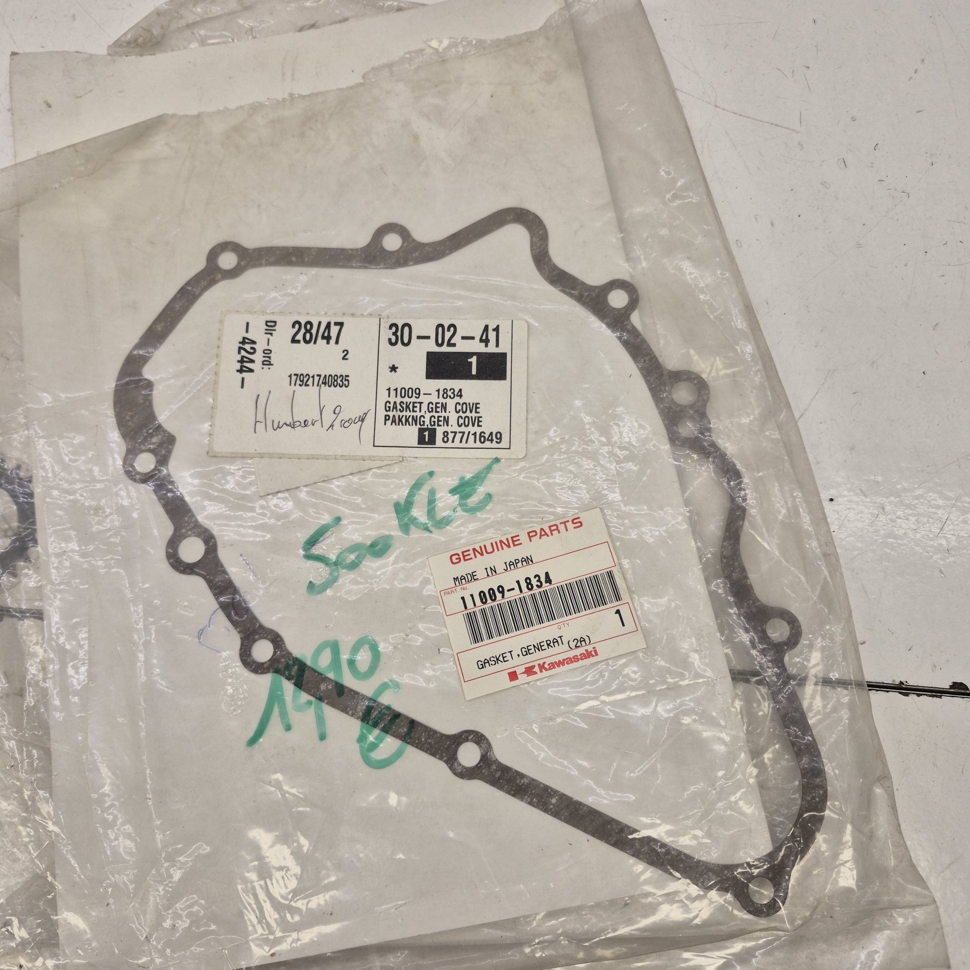 joint carter allumage kawasaki 500 kle 91-07 400 kle 91-99 11009-1834-1
