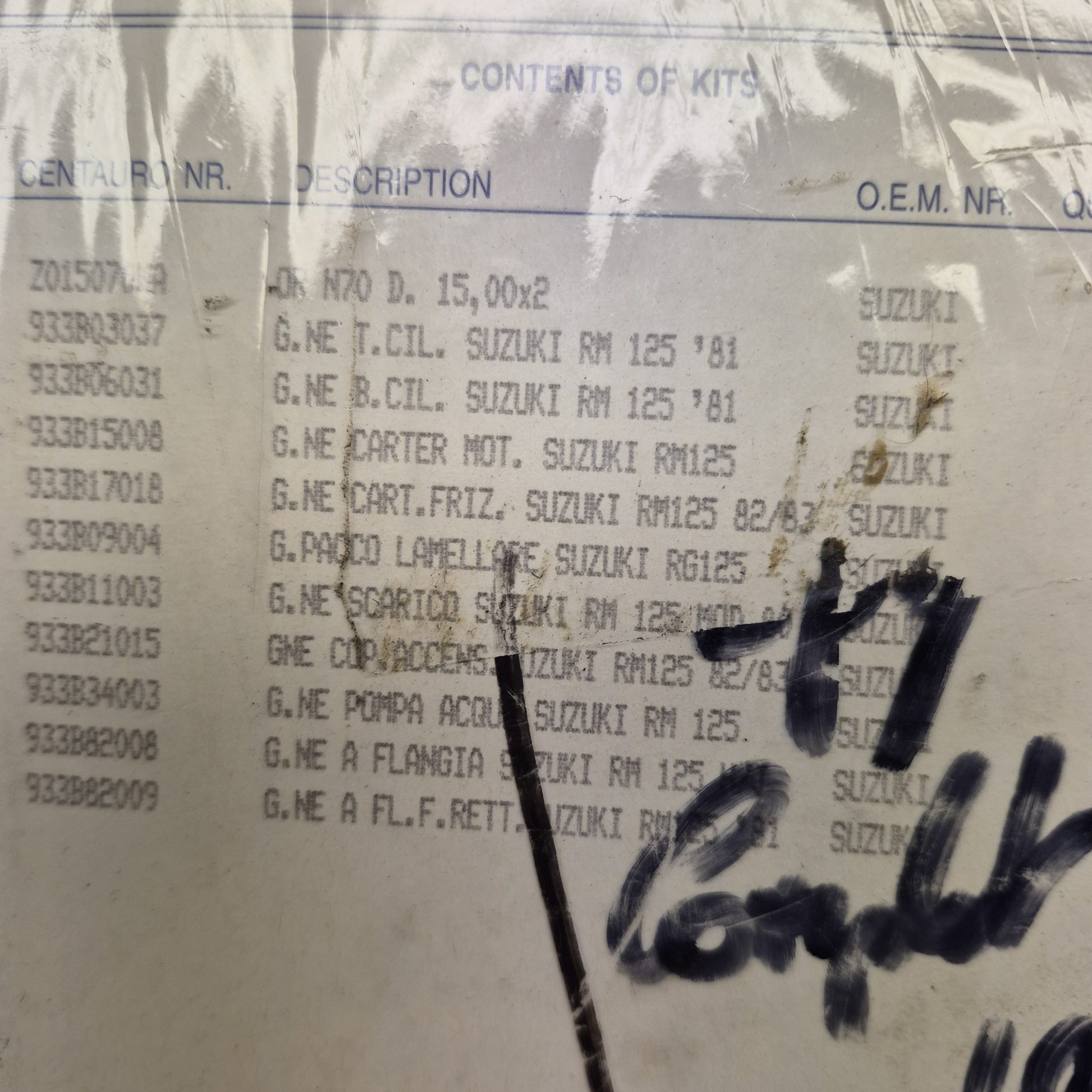 joint moteur suzuki 125 rm 1981-1983-3