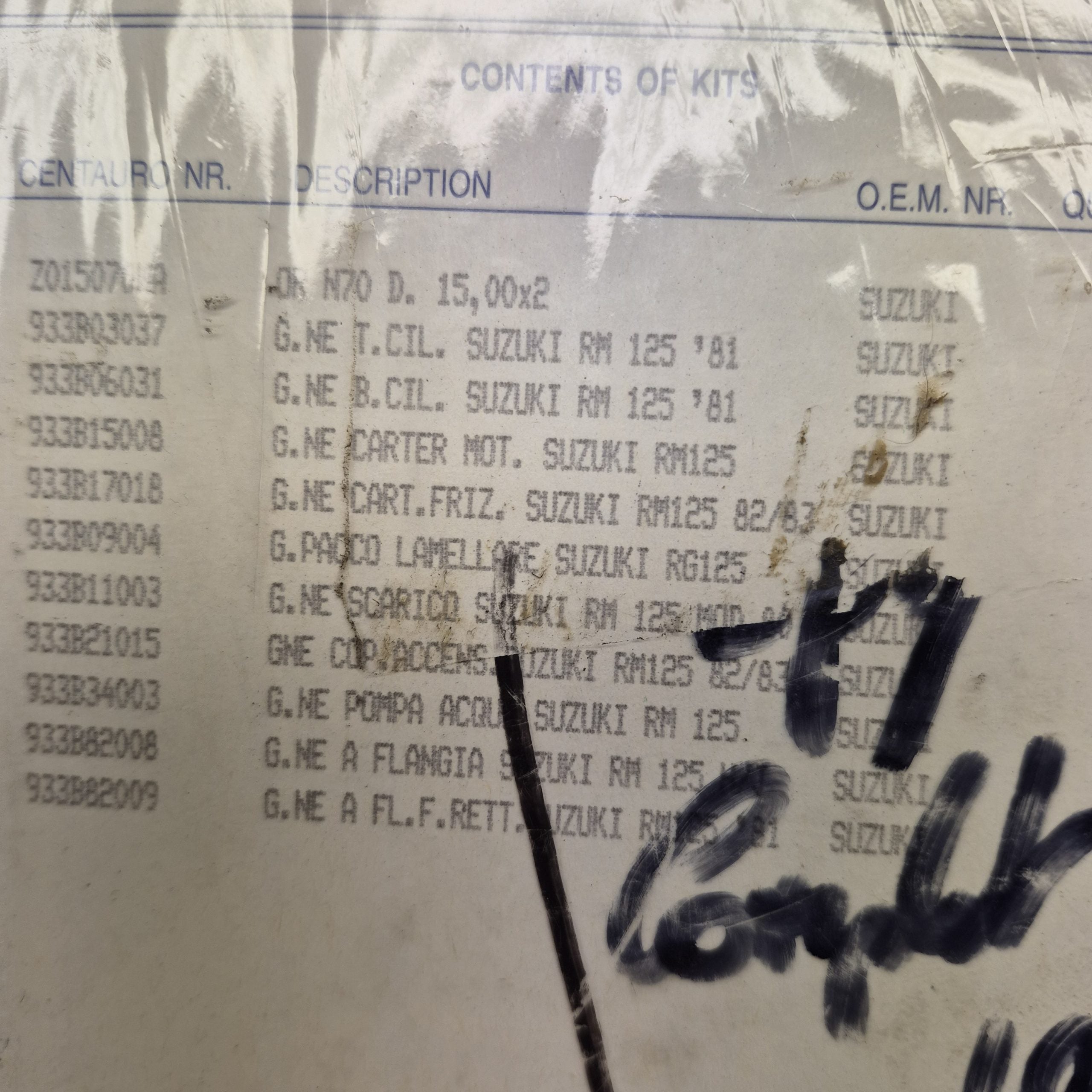 joint moteur suzuki 125 rm 1981-1983-3