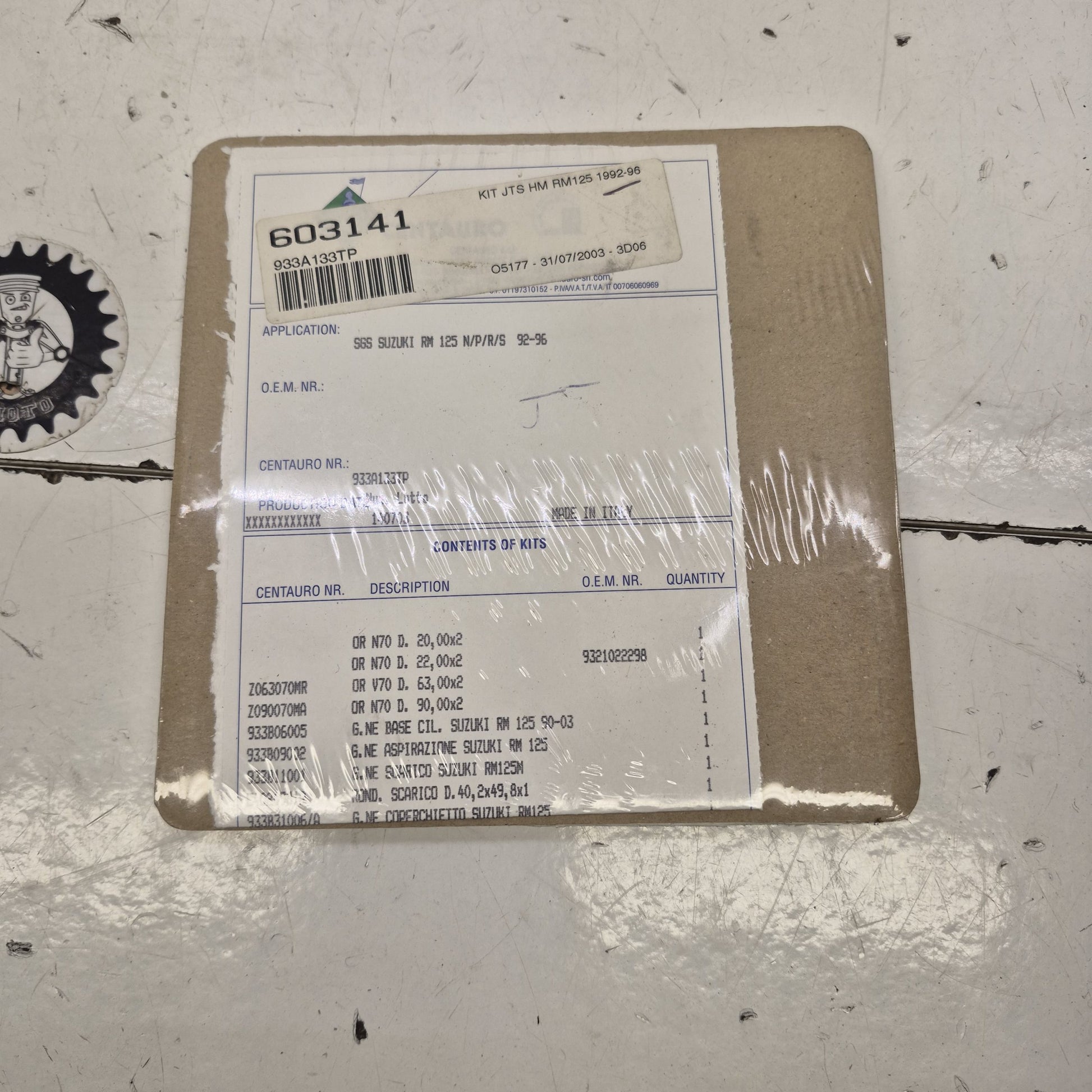 joint haut moteur suzuki 125 rm 92-96-2