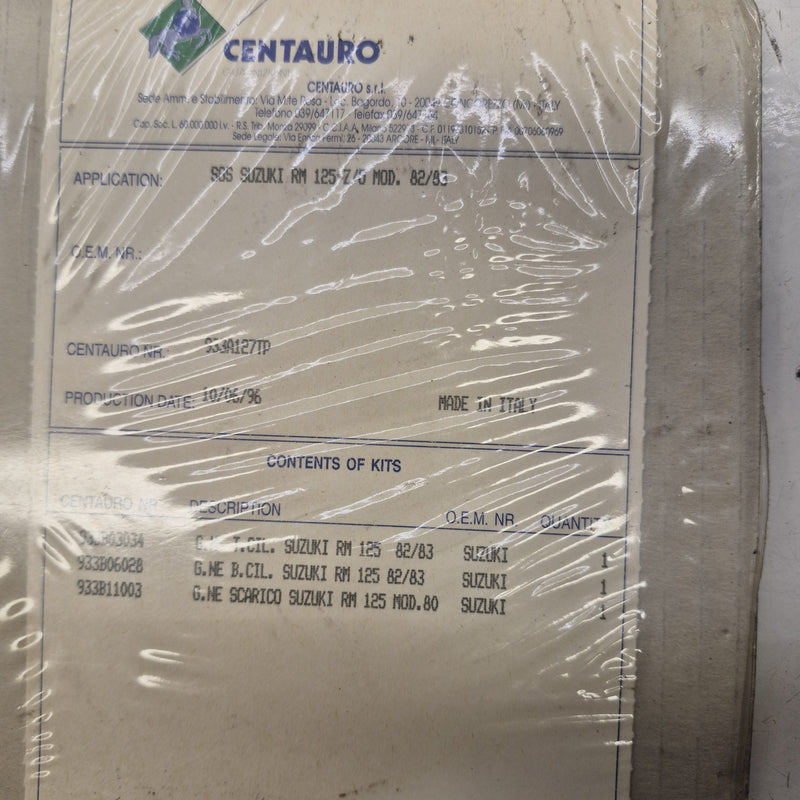 joint cylindre suzuki 125 rm 82-83-2