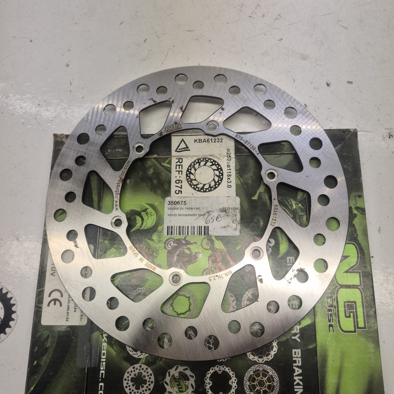 disque de frein 250 suzuki 125 rm 89-03 250 rm 89-02 ref 675-1