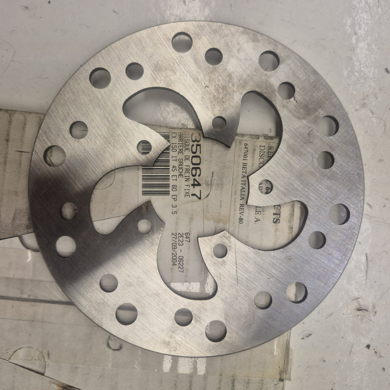 disque de frein arriere neuf 350647-1