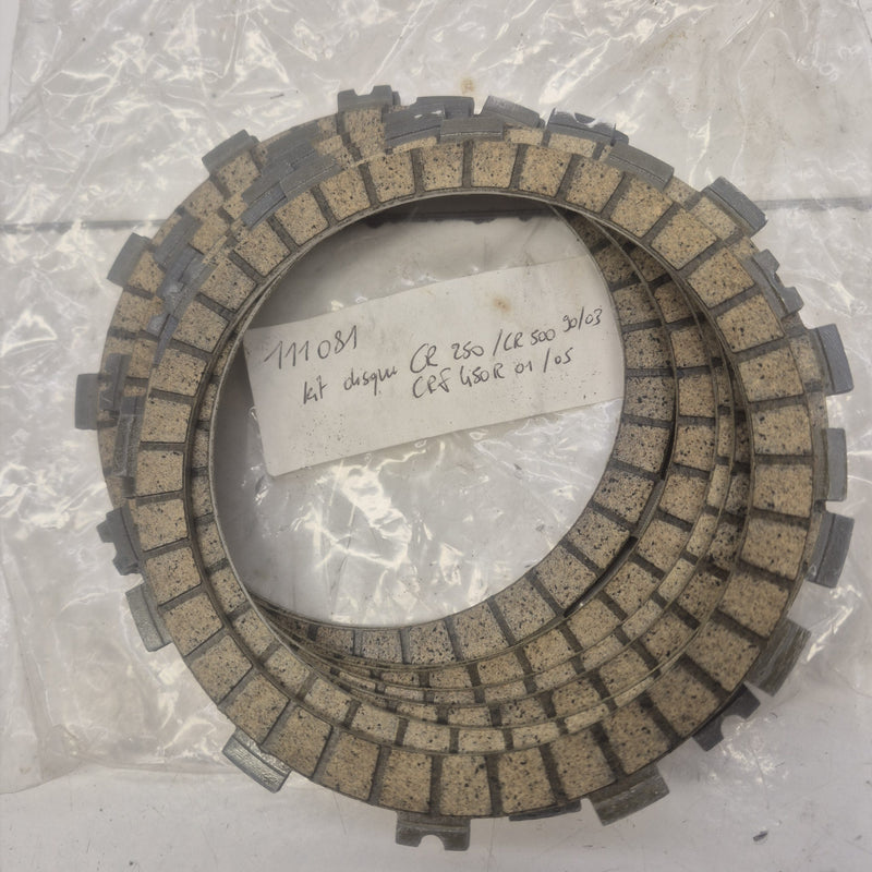disque garnis neuf honda 250 500 cr 90-03 450 crf 01-05-1