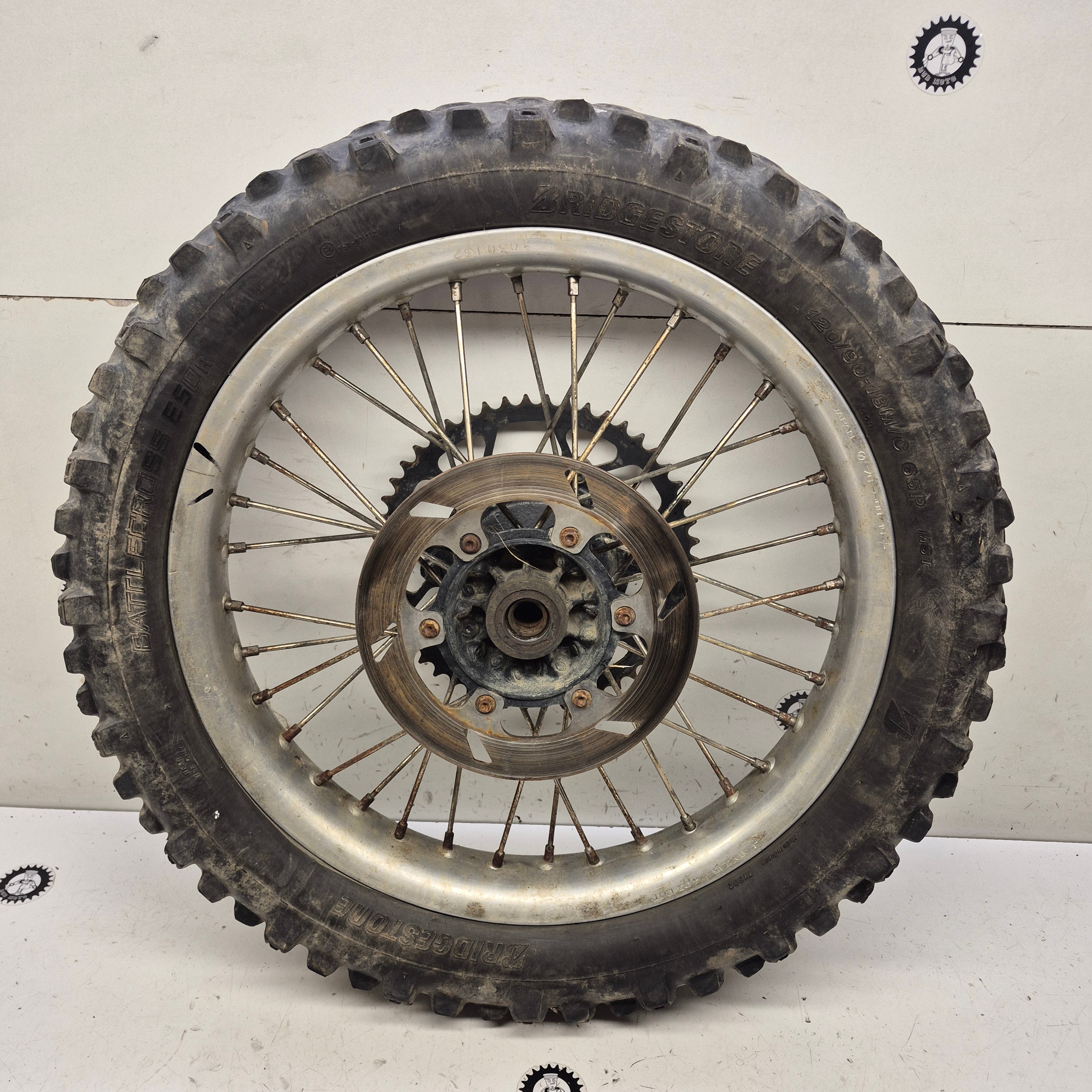 roue arriere en l'état gasgas 125 ec 2004