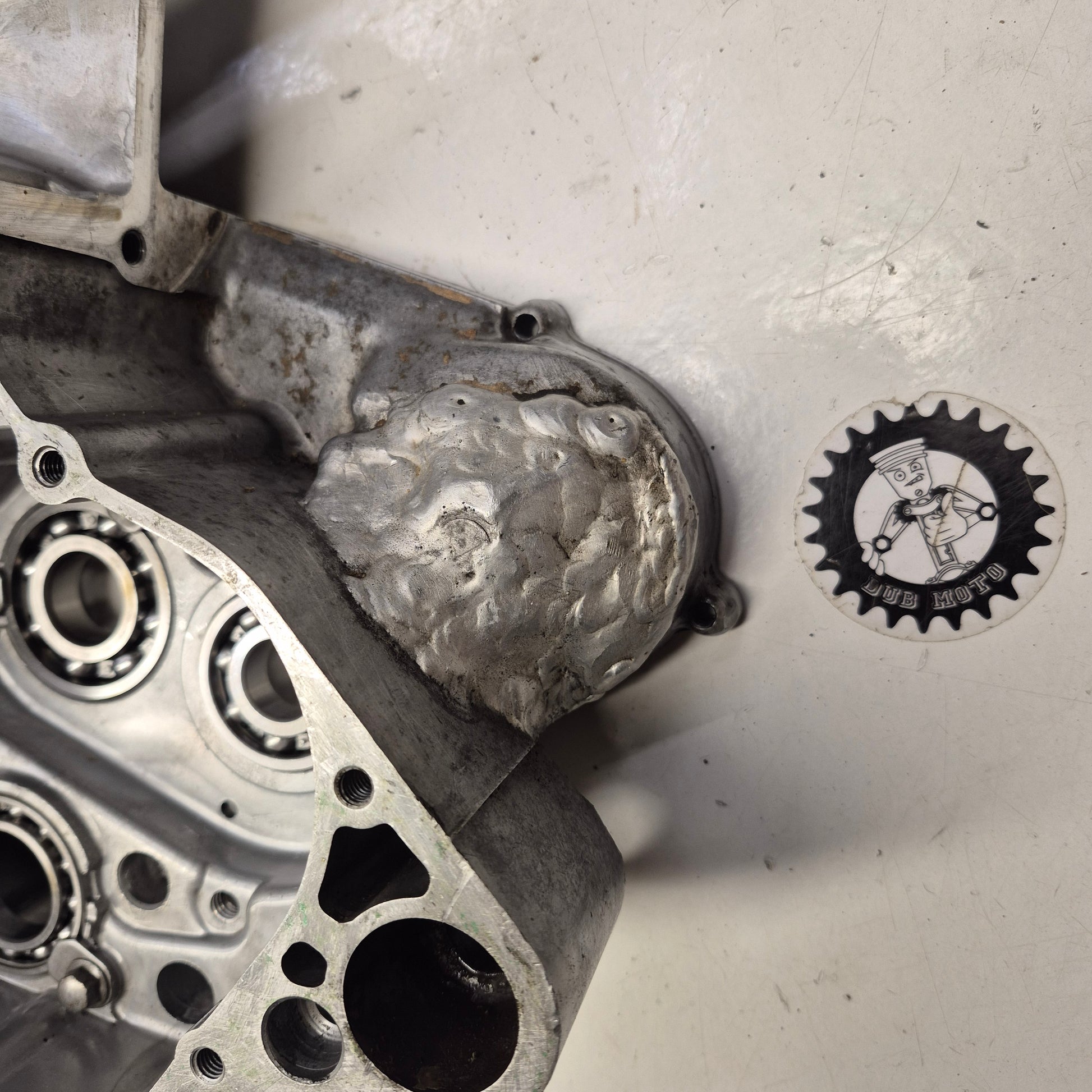 carters moteur suzuki 125 rm 2000-4