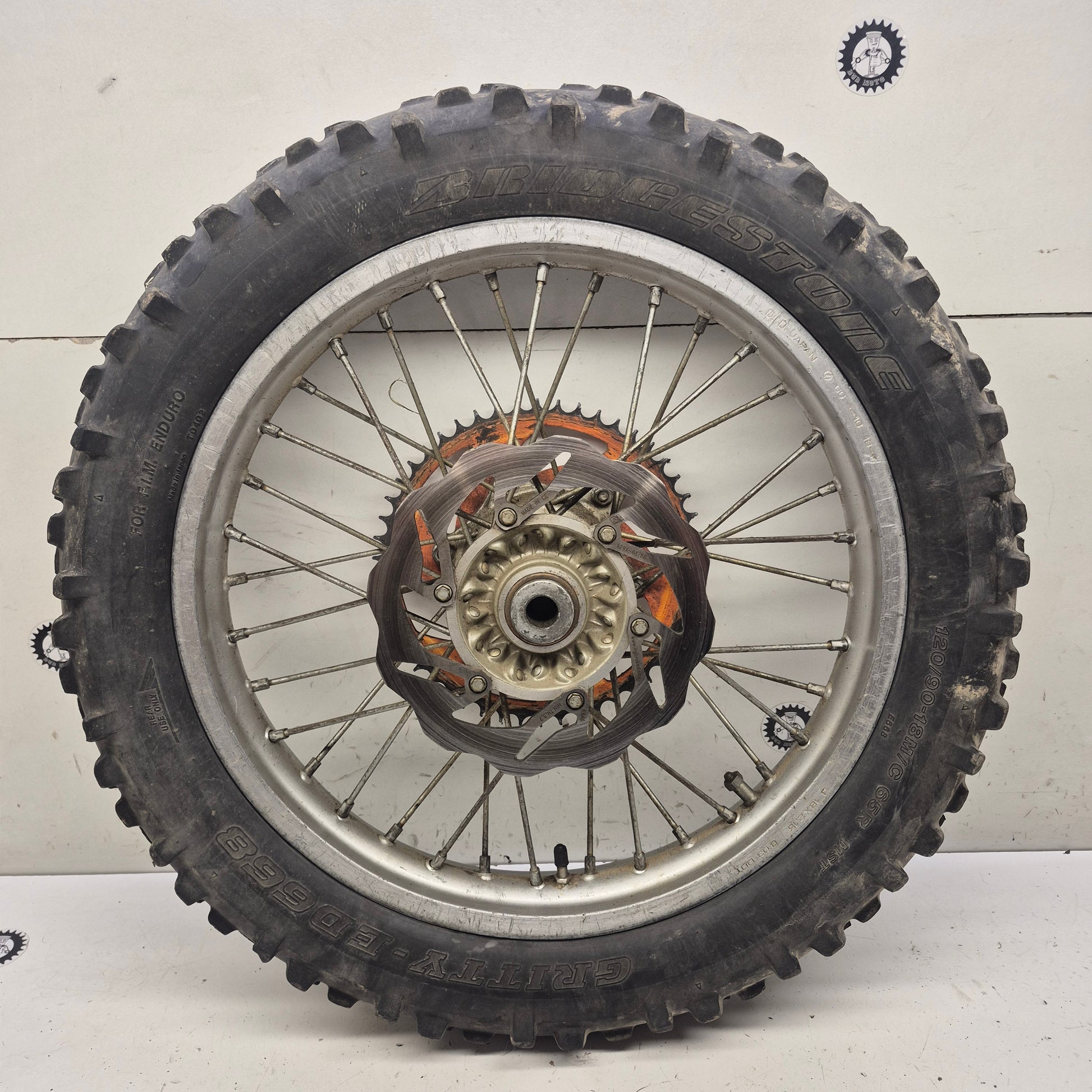 roue arriere 18" ktm 450 excf 2003-1