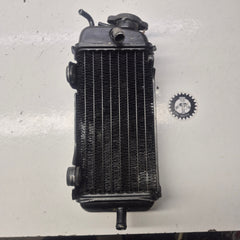 radiateur en l'état yamaha 250 yz 1983-1