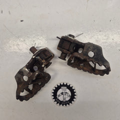 cales pieds yamaha 250 yz 1983-2