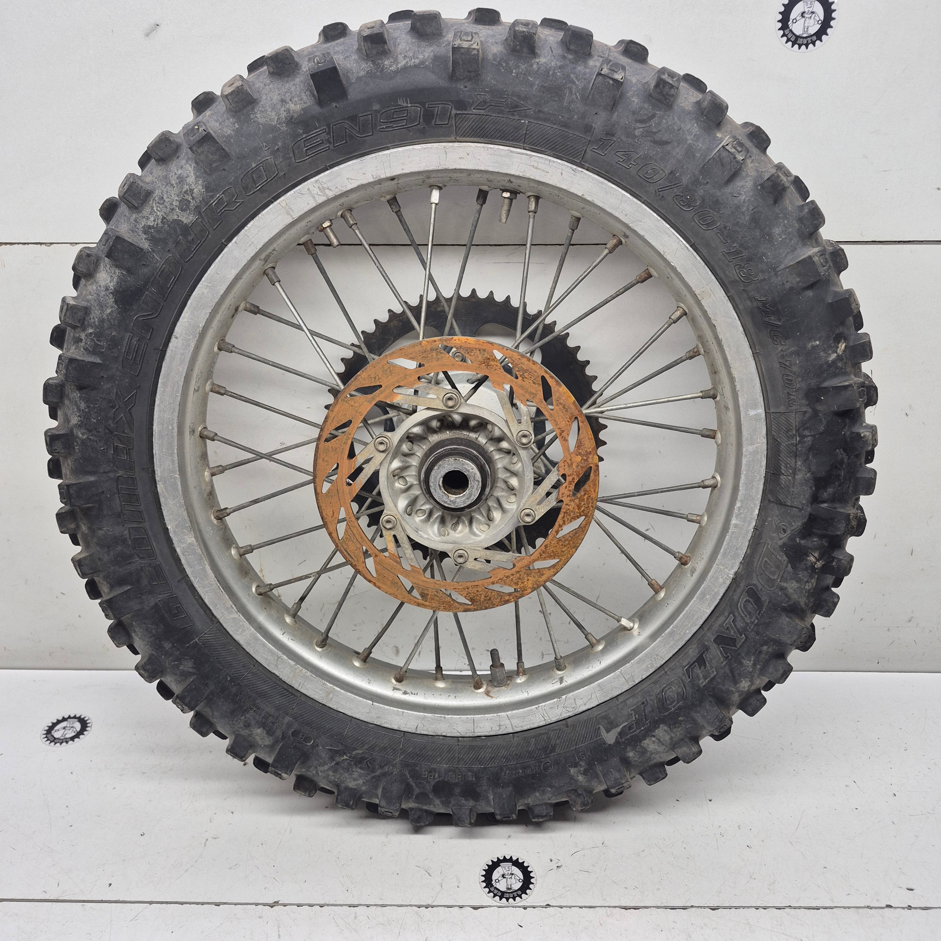 roue arriere 18" ktm 250 egs exc 1997-2
