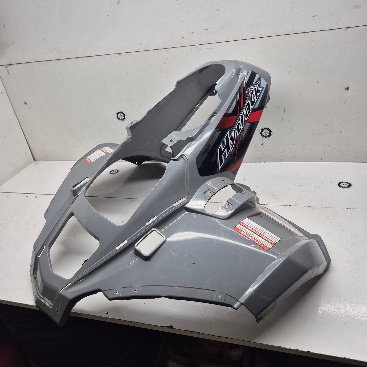 garde boue avant hytrack 500 gris