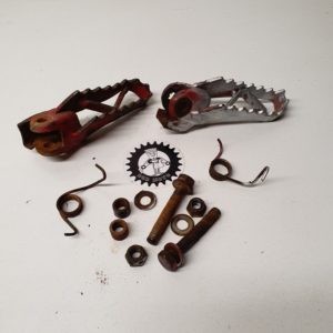 cales pieds ktm 125 gs 89-91