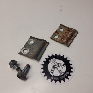 fixation durite frein avant honda 250 xlr