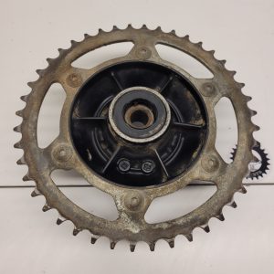 couronne et support honda 250 xlr